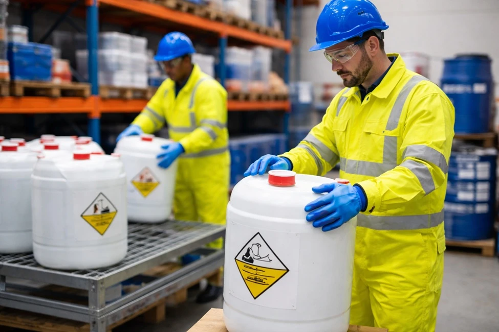 Safe Handling of Strong Alkalis at Work