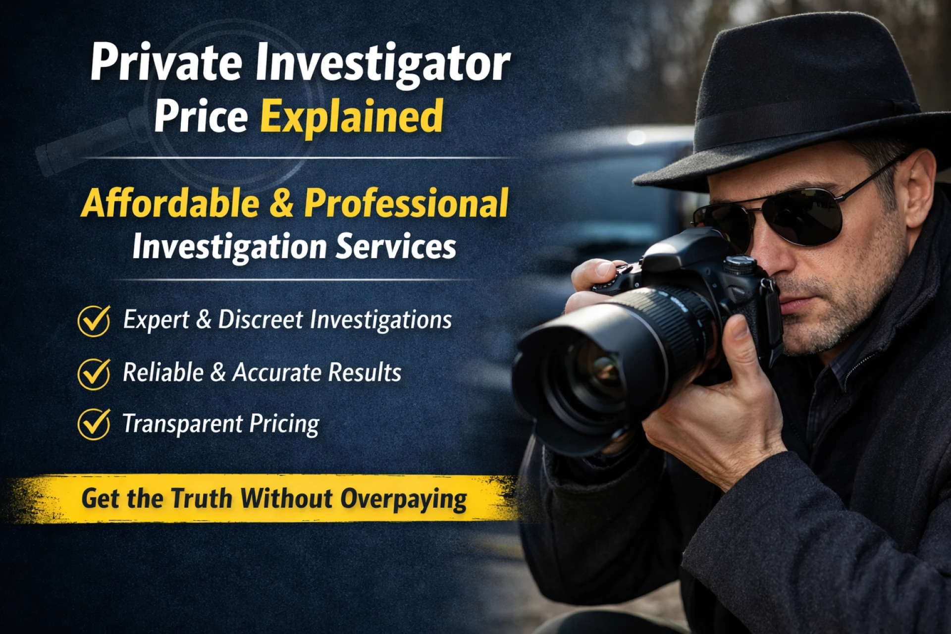 Private Investigator Price Explained: Affordable & Professional Investigation Services