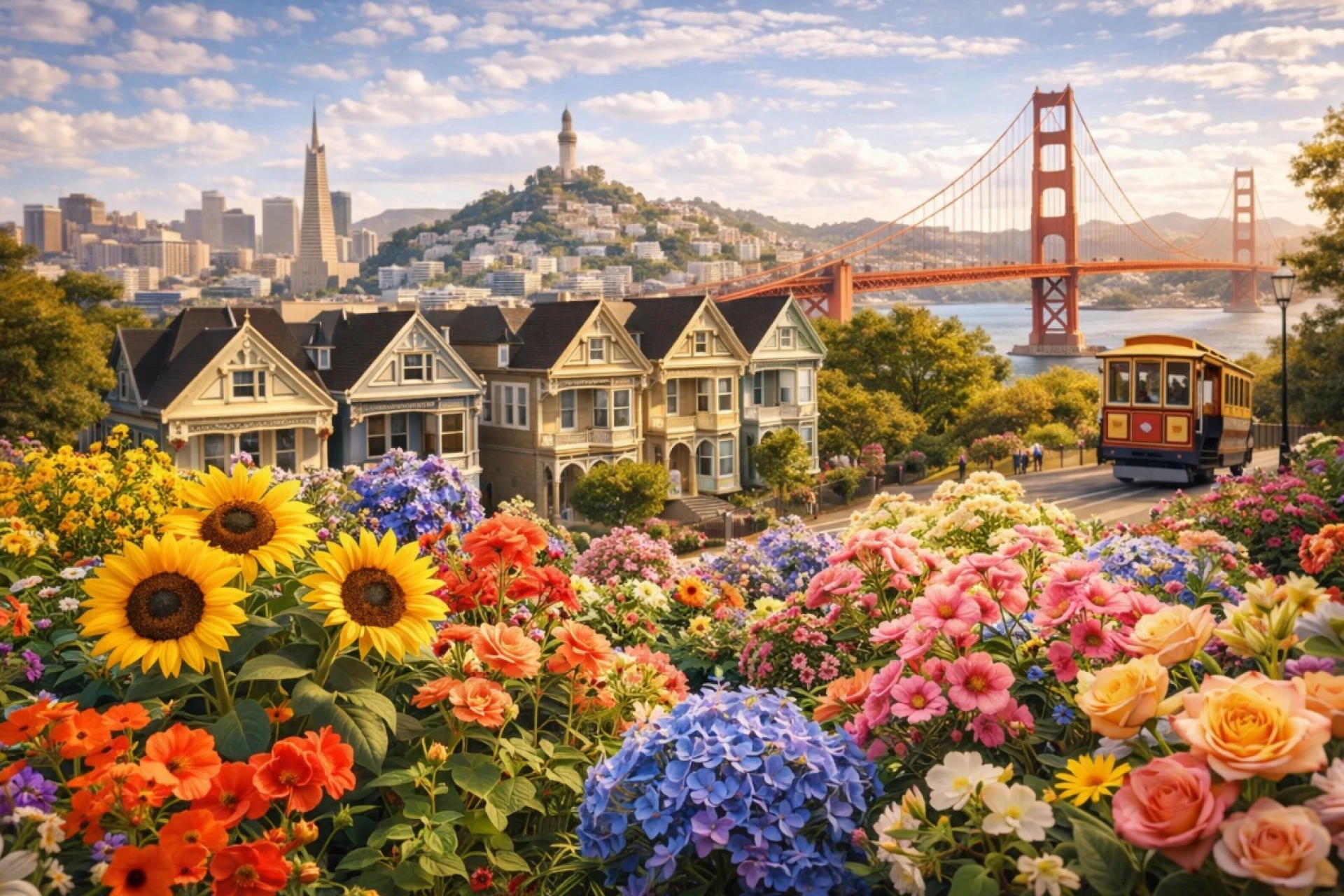 Flowers San Francisco: A Guide to the City’s Year-Round Bloom