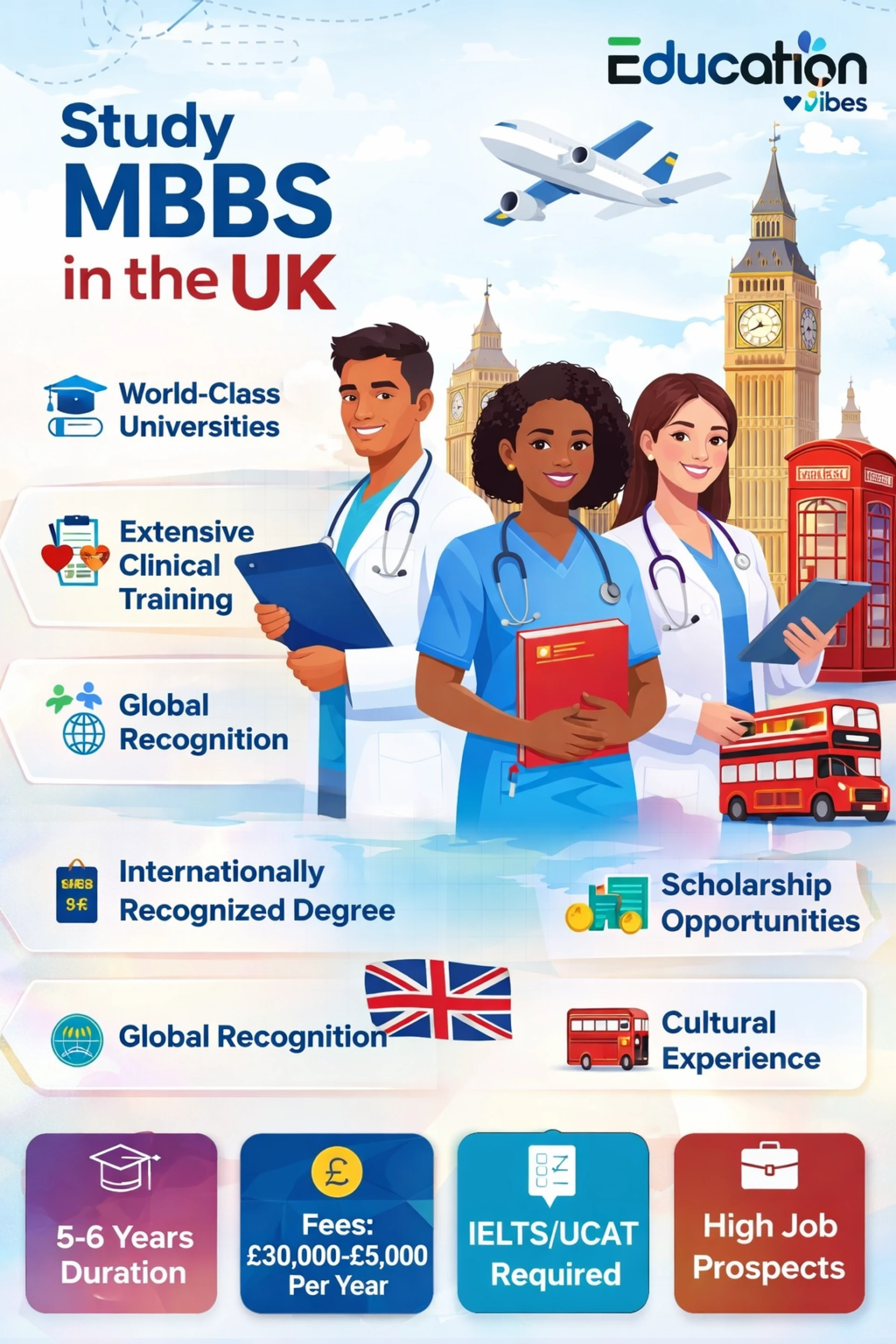 MBBS in UK – Complete Guide for Indian Students, Fees, Eligibility and Career Opportunities