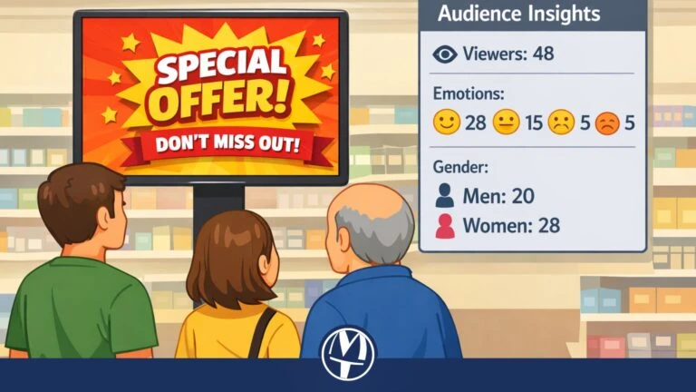 Optimising Digital Screen Content and Placement with Audience Analytics 