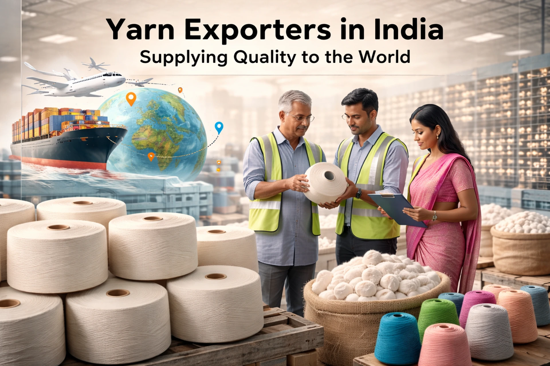 Yarn Exporters in India: Supplying Quality to the World