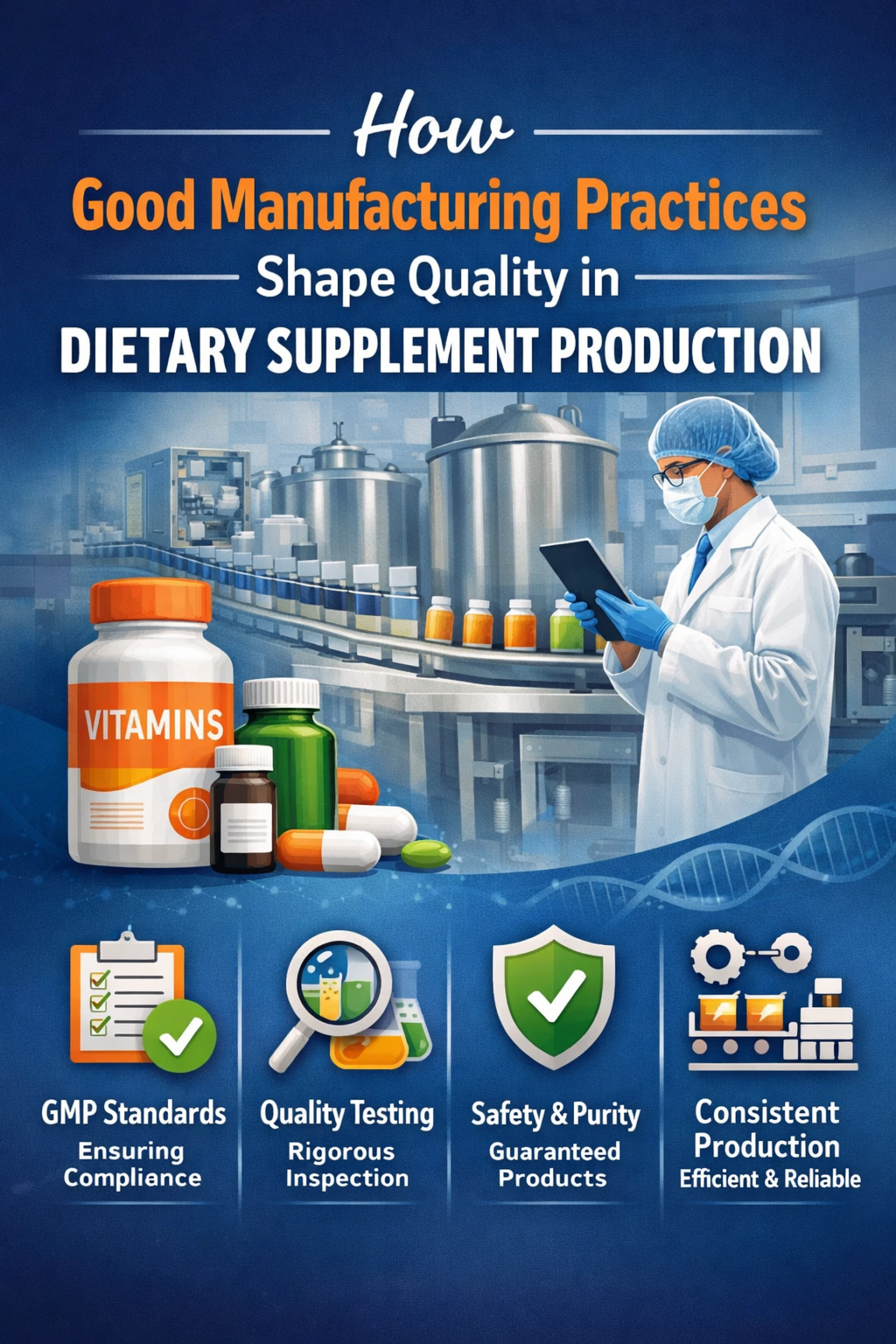How Good Manufacturing Practices Shape Quality in Dietary Supplement Production