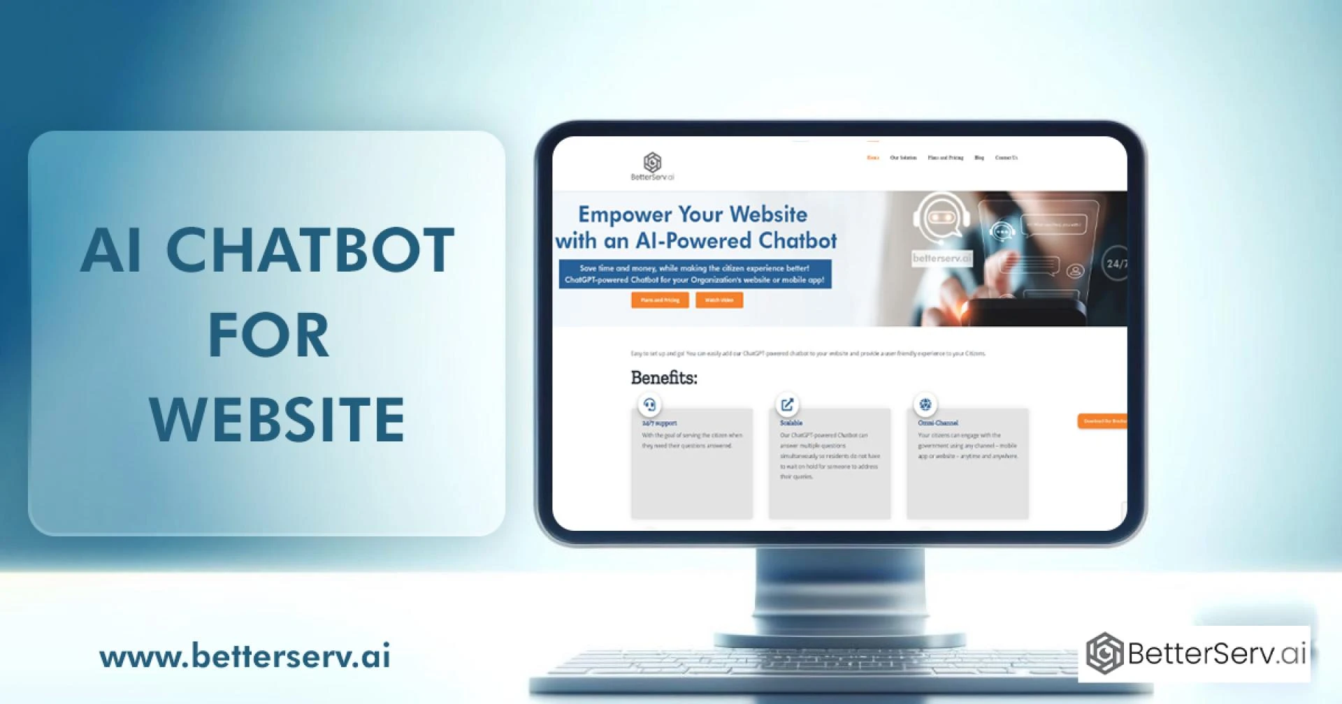 Improve Website Experience with AI Chatbot Integration