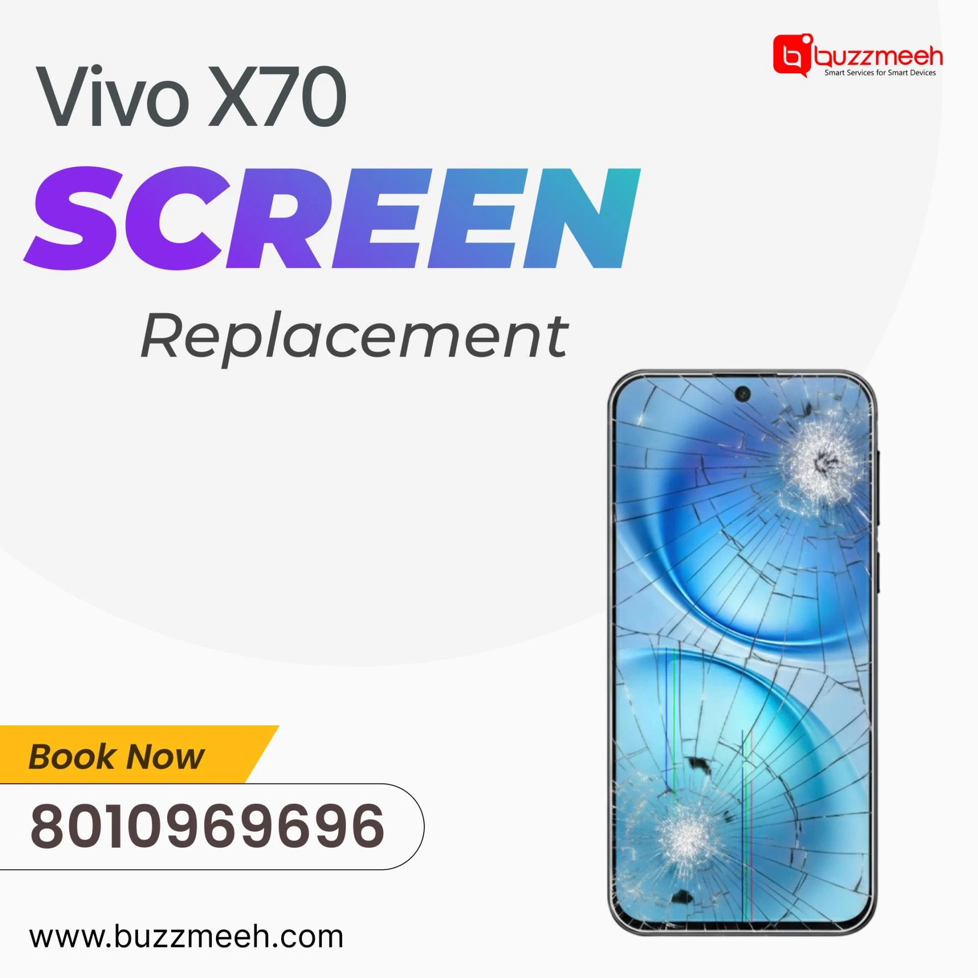 Vivo X70 Screen Replacement Cost in Hyderabad – Complete Price Guide (2026)