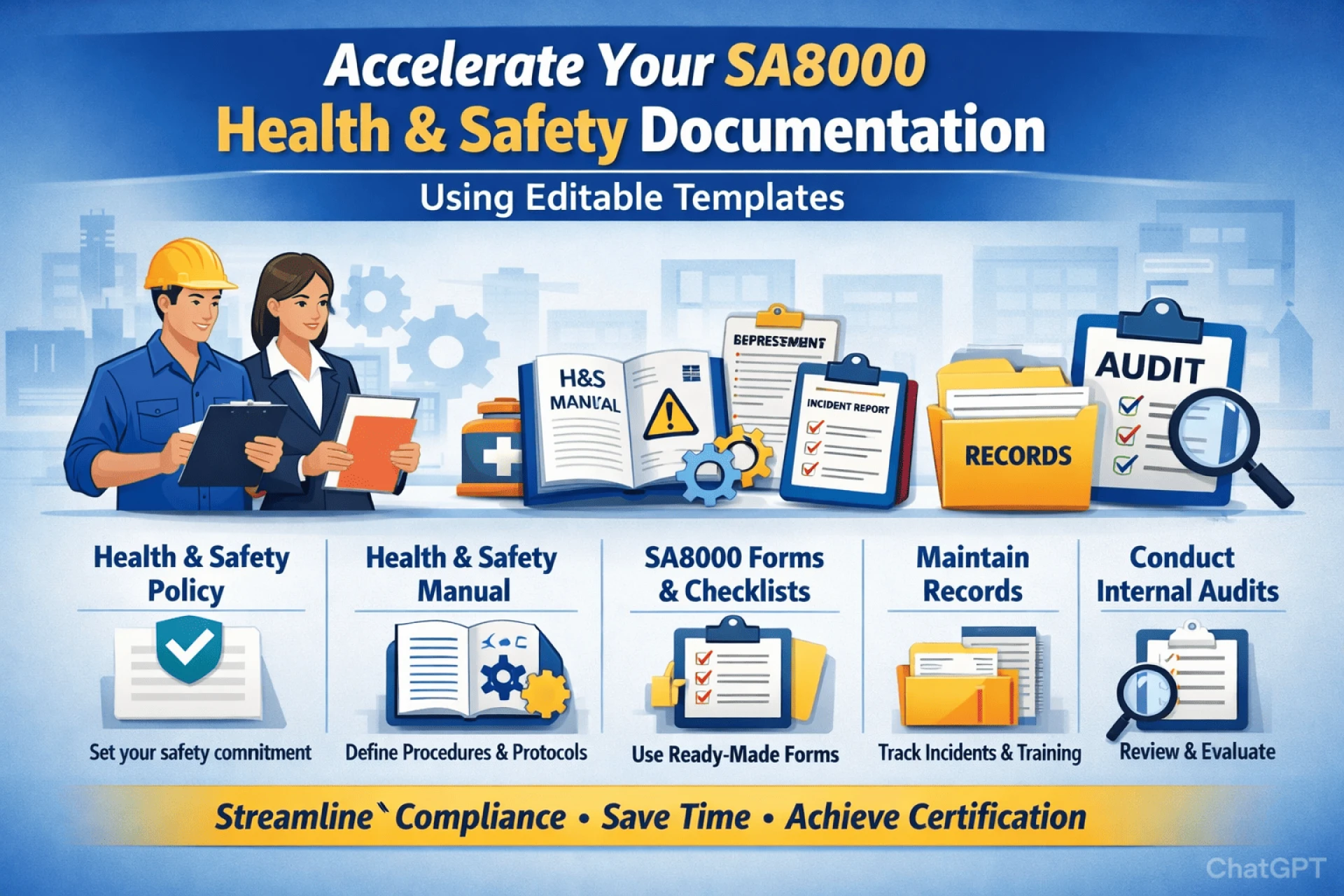 SA8000 Documentation Process: How to Accelerate Using Editable Templates