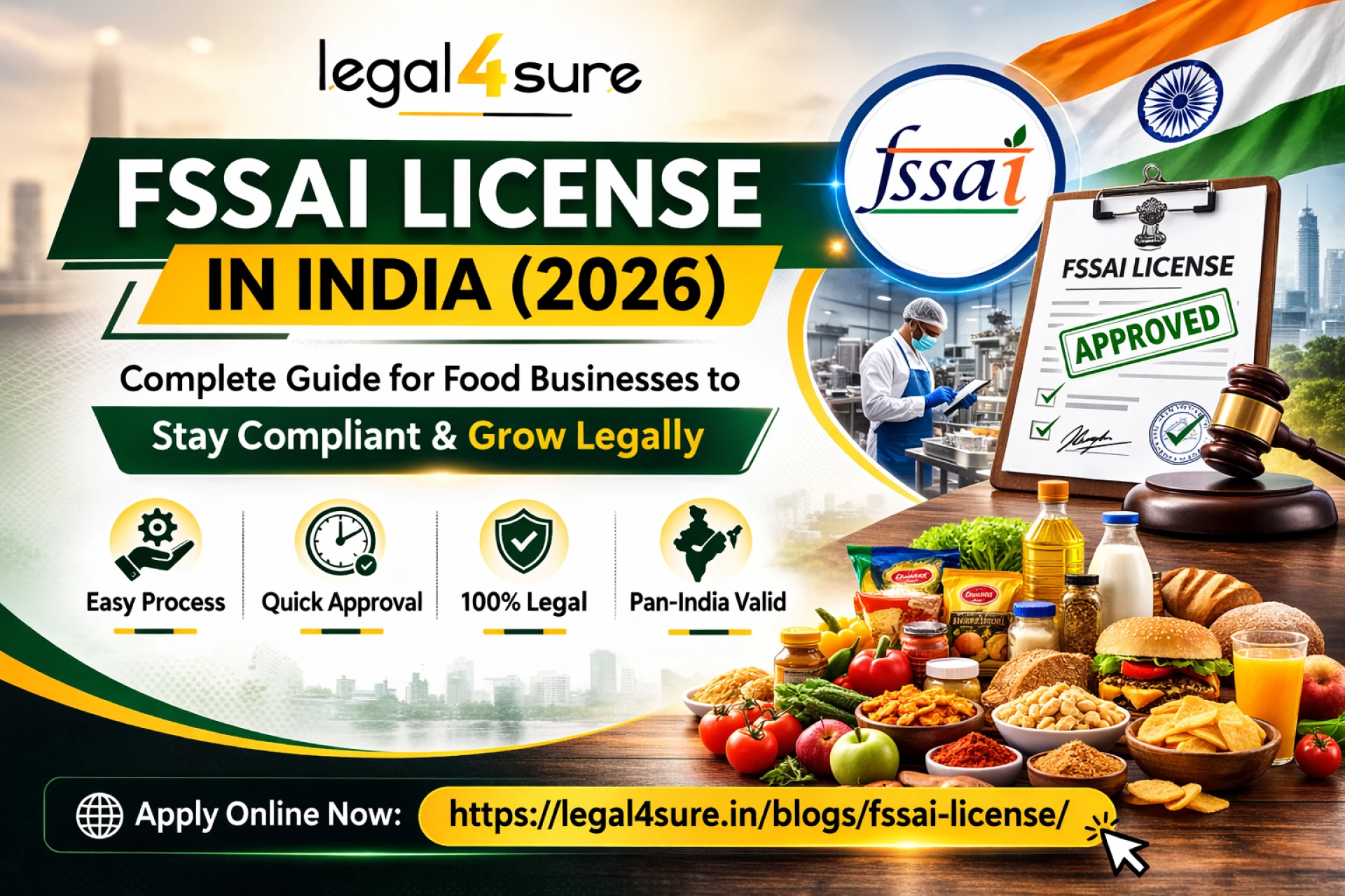 FSSAI License in India (2026): Complete Guide for Food Businesses