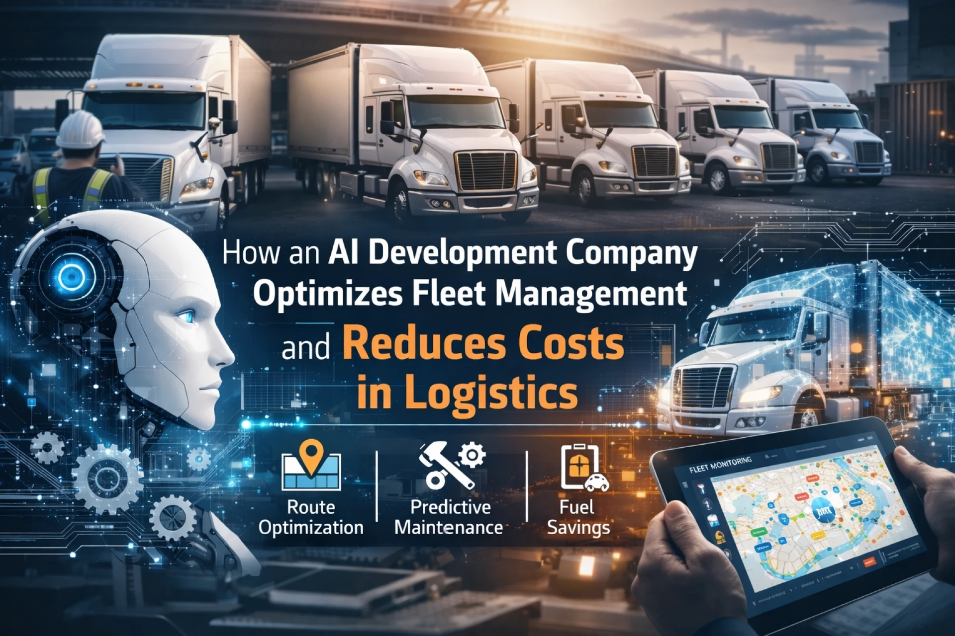 How an AI Development Company Optimizes Fleet Management and Reduces Costs in Logistics