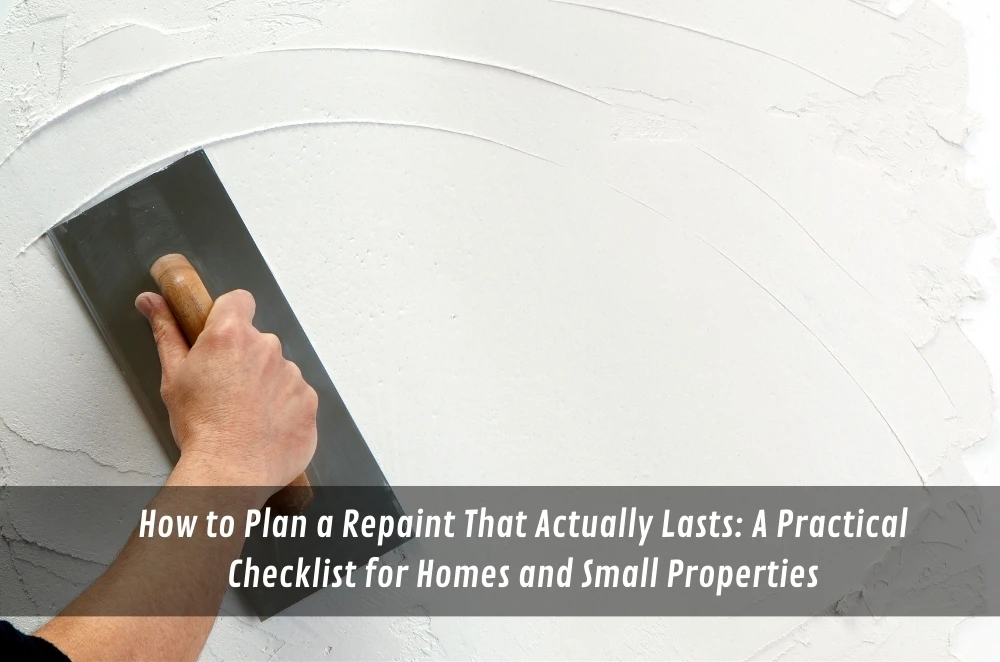 How to Plan a Repaint That Actually Lasts: A Practical Checklist for Homes and Small Properties