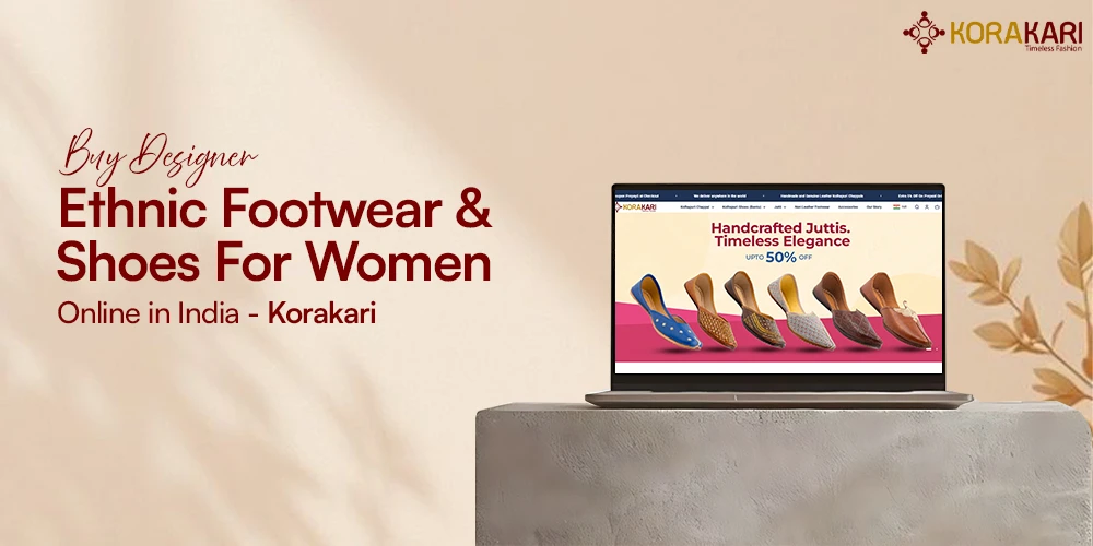 Buy Designer Ethnic Footwear & Shoes For Women Online in India – Korakari