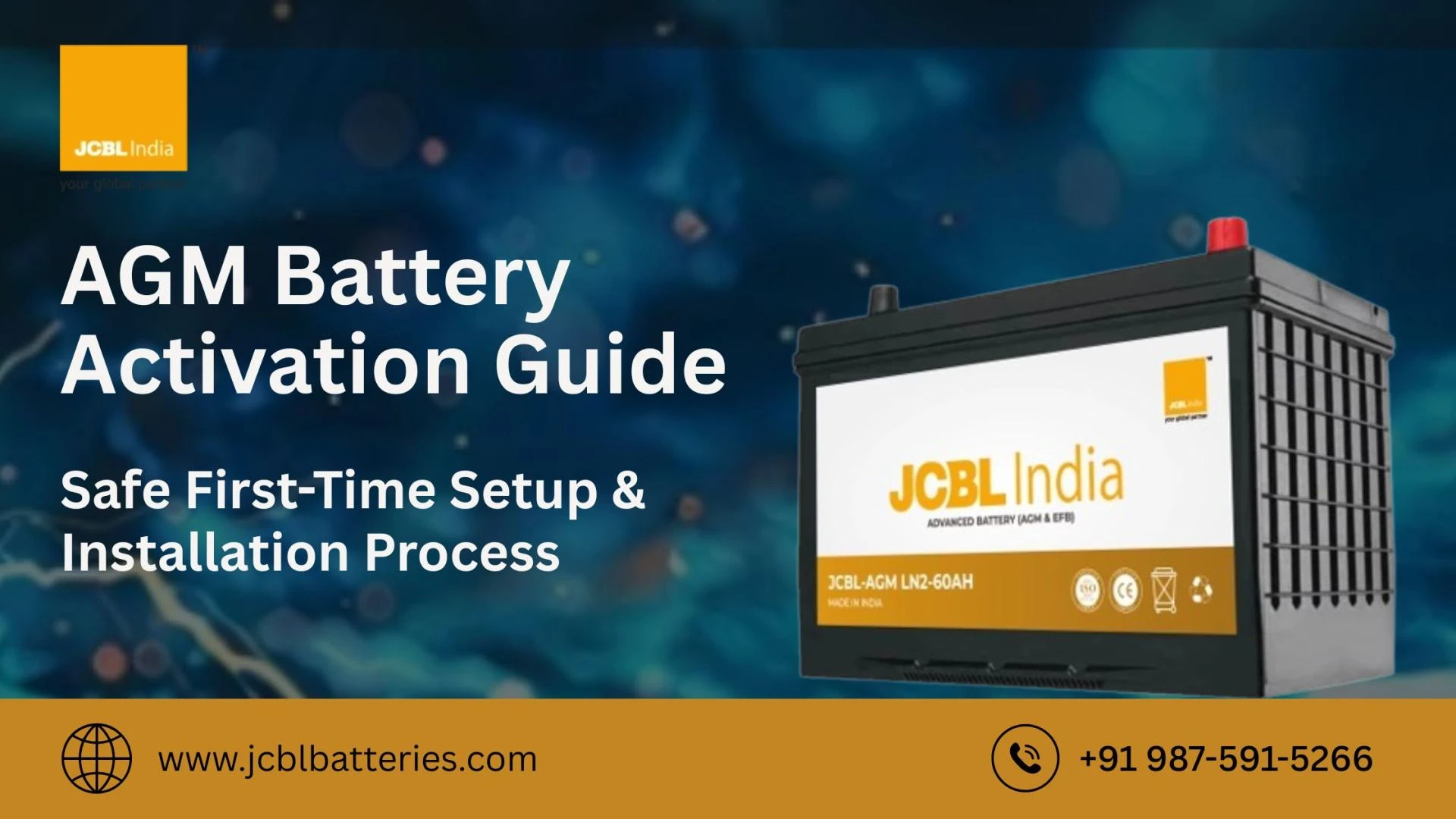AGM Battery Activation Guide: Safe First-Time Setup & Installation Process