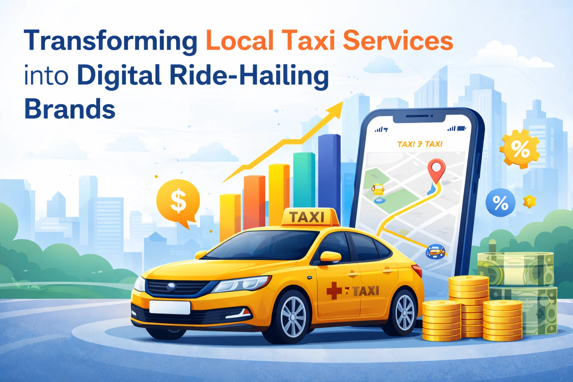 Transforming Local Taxi Services into Digital Ride-Hailing Brands