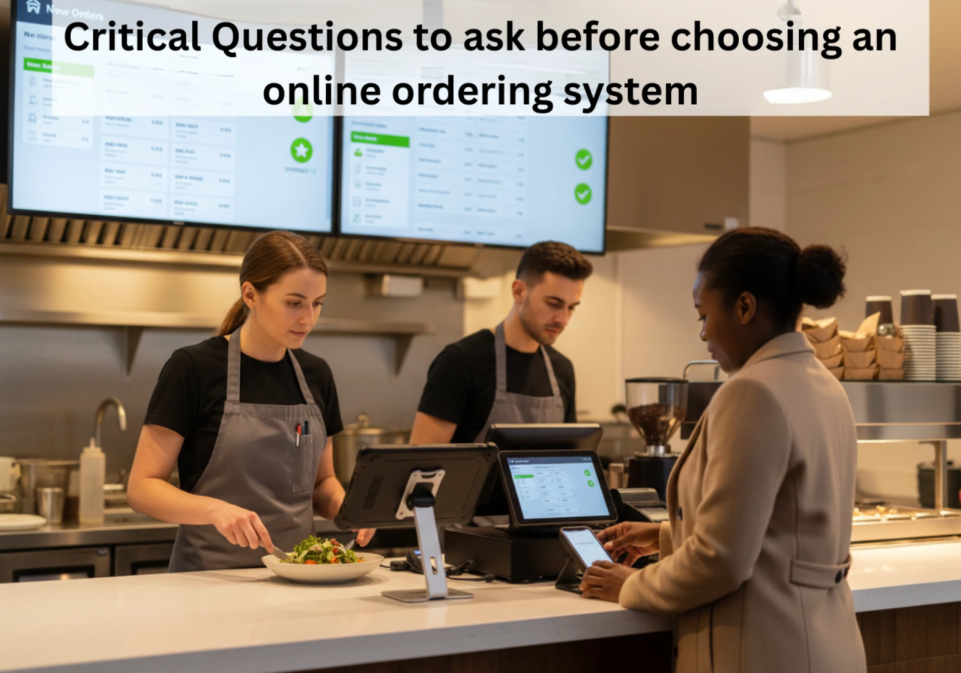 Critical Questions to ask before choosing an online ordering system