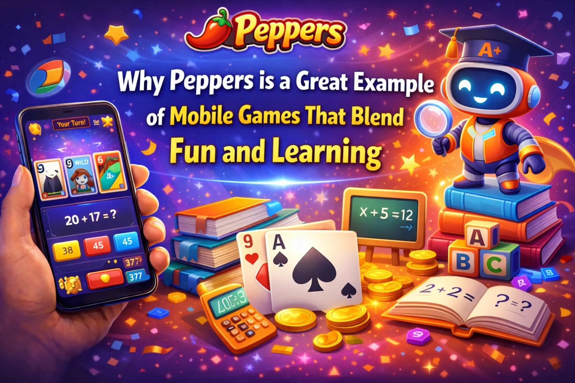 Why Peppers Is a Great Example of Mobile Games That Blend Fun and Learning