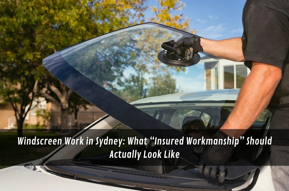 Windscreen Work in Sydney: What “Insured Workmanship” Should Actually Look Like