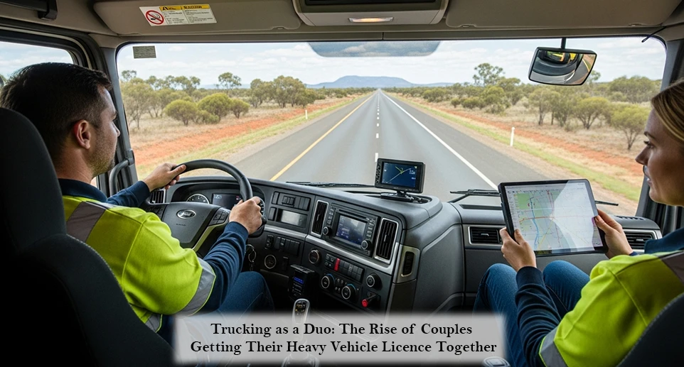 Trucking as a Duo: The Rise of Couples Getting Their Heavy Vehicle Licence Together