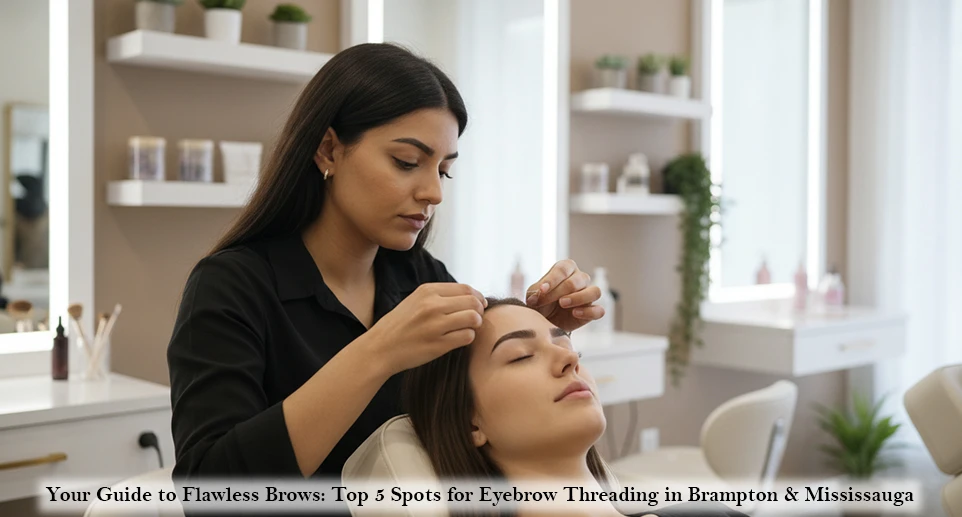 Your Guide to Flawless Brows: Top 5 Spots for Eyebrow Threading in Brampton & Mississauga