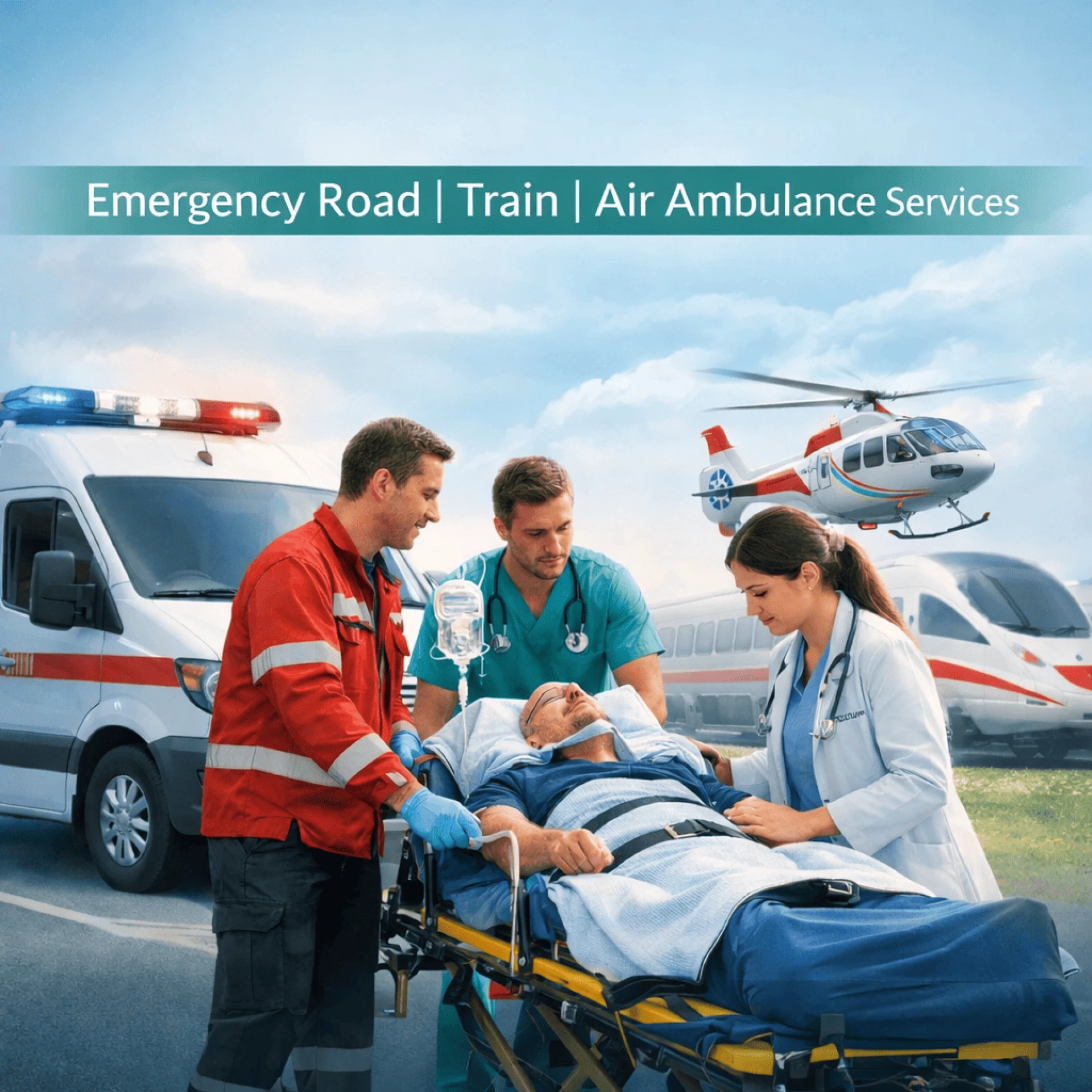 Train Ambulance Service in Delhi | ICU Train Ambulance India