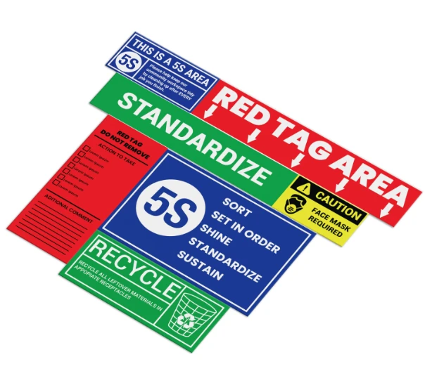5S Lean Labeling: Boosting Efficiency and Safety in Manufacturing and Logistics