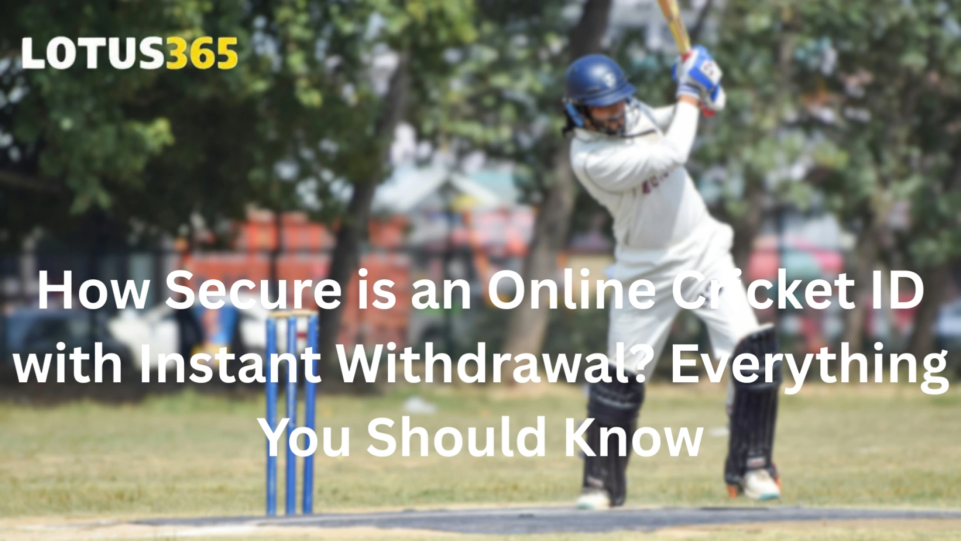 How Secure is an Online Cricket ID with Instant Withdrawal? Everything You Should Know
