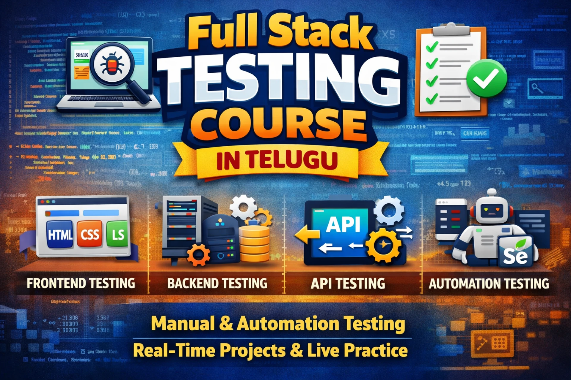 Artillery Load Testing YAML Scenarios Full Stack Testing Course in Telugu