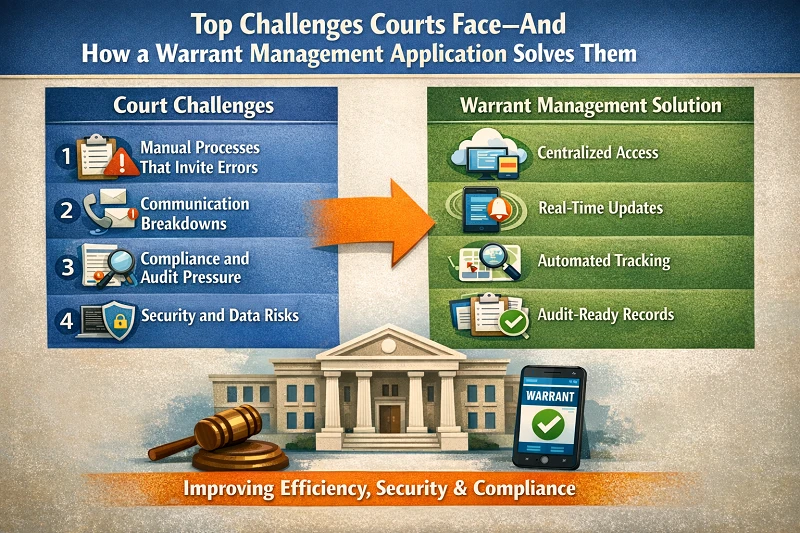 Top Challenges Courts Face—and How a Warrant Management Application Solves Them