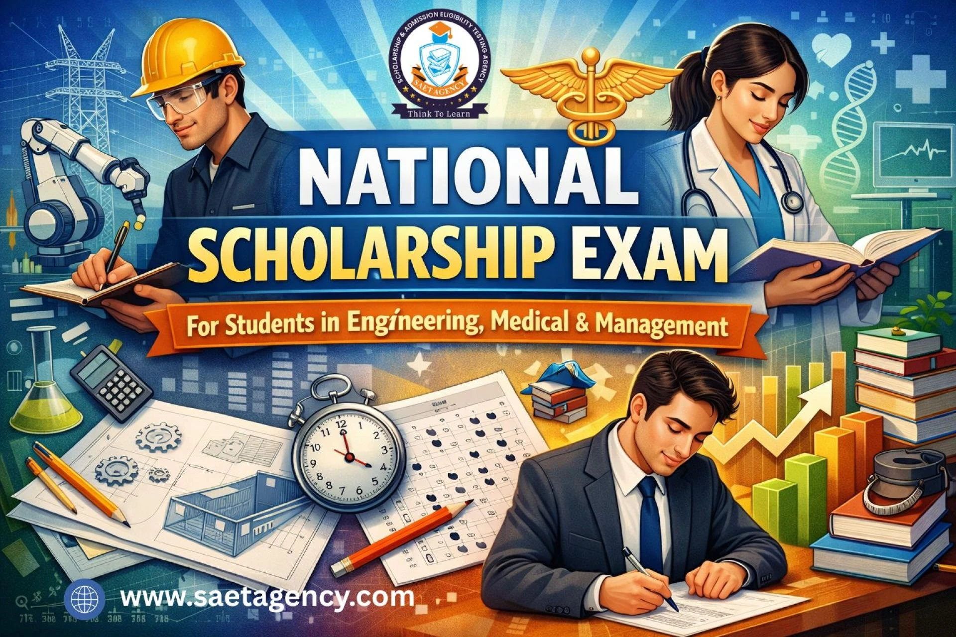 National Scholarship Exam for Students in Engineering, Medical and Management