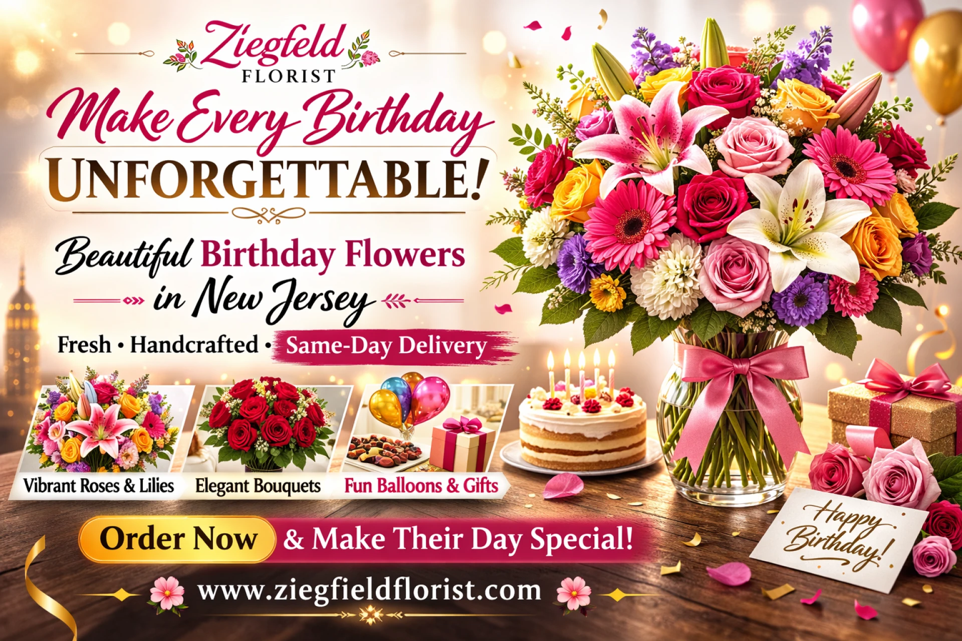 How to Choose the Perfect Birthday Flower Bouquet in New Jersey - A Complete Guide