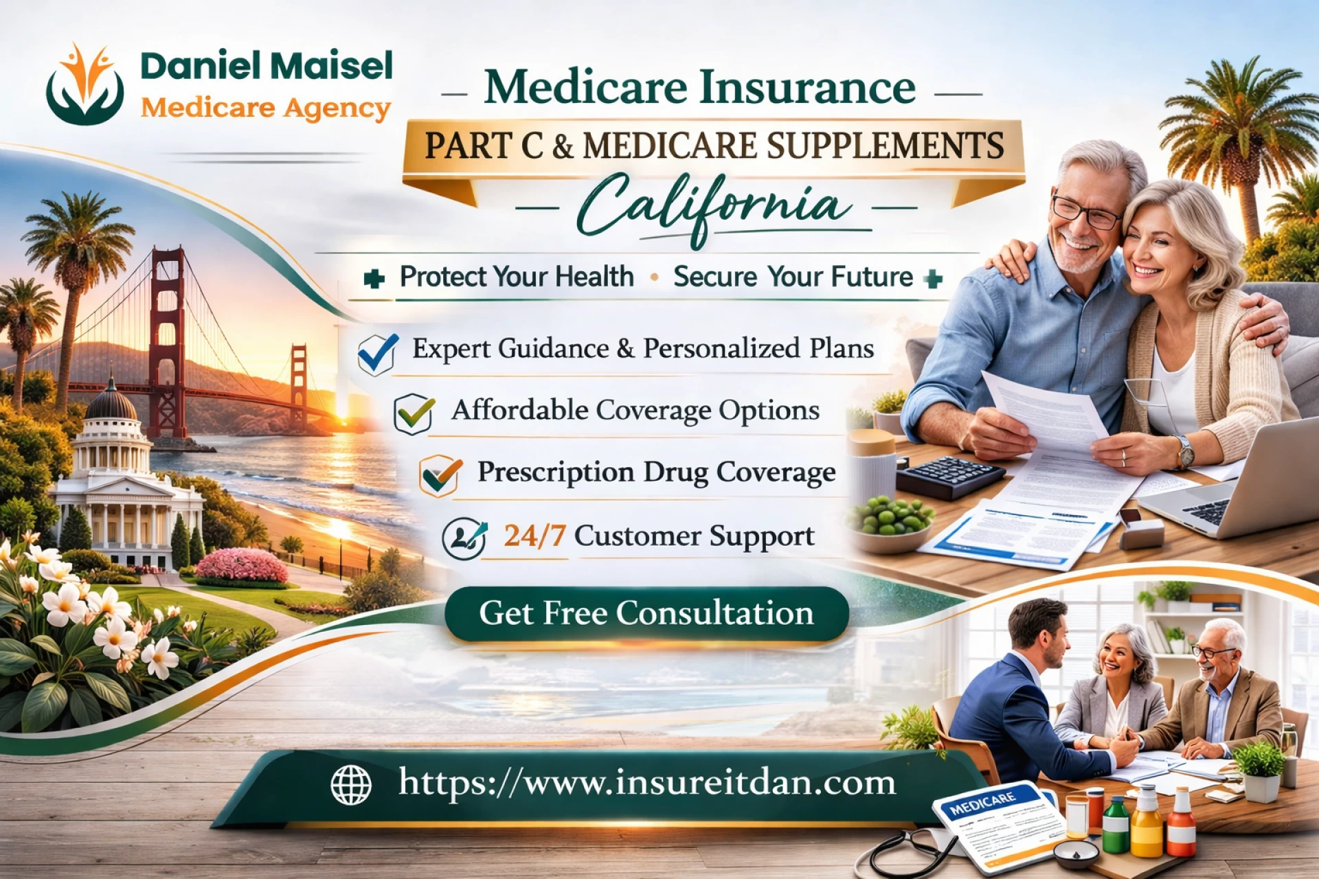 Medicare Insurance Part C & Medicare Supplements California: Your Complete 2026 Guide