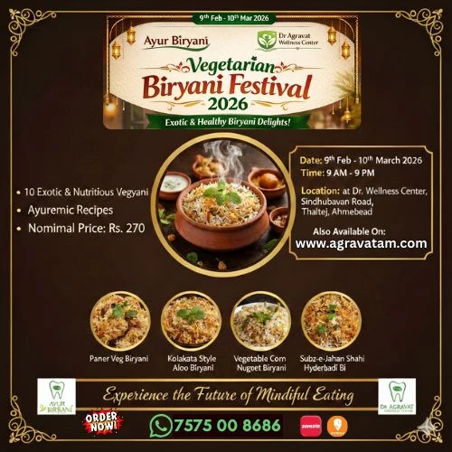 Ayur Biryani Festival 2026: Celebrating Heritage, Health, and Taste in Ahmedabad by Agravatam Food