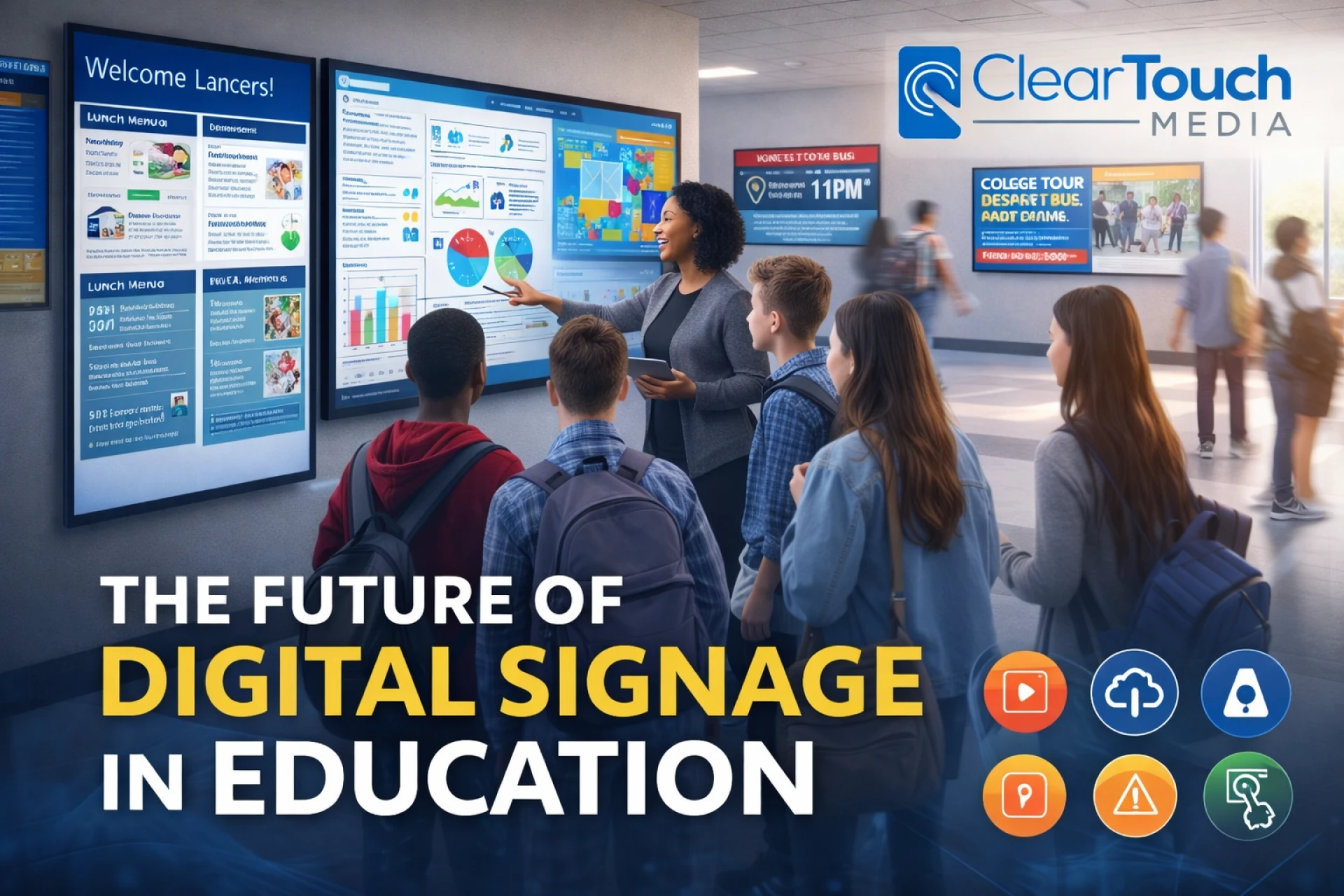 The Future of Digital Signage in Education with Clear Touch Media