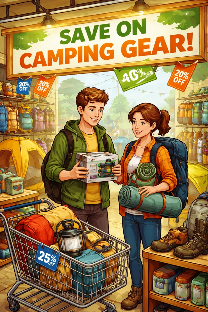 How to Save Money When Shopping at a Camping Store