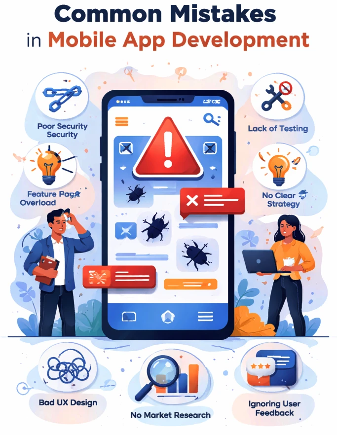 Common Mistakes to Avoid in Mobile App Development
