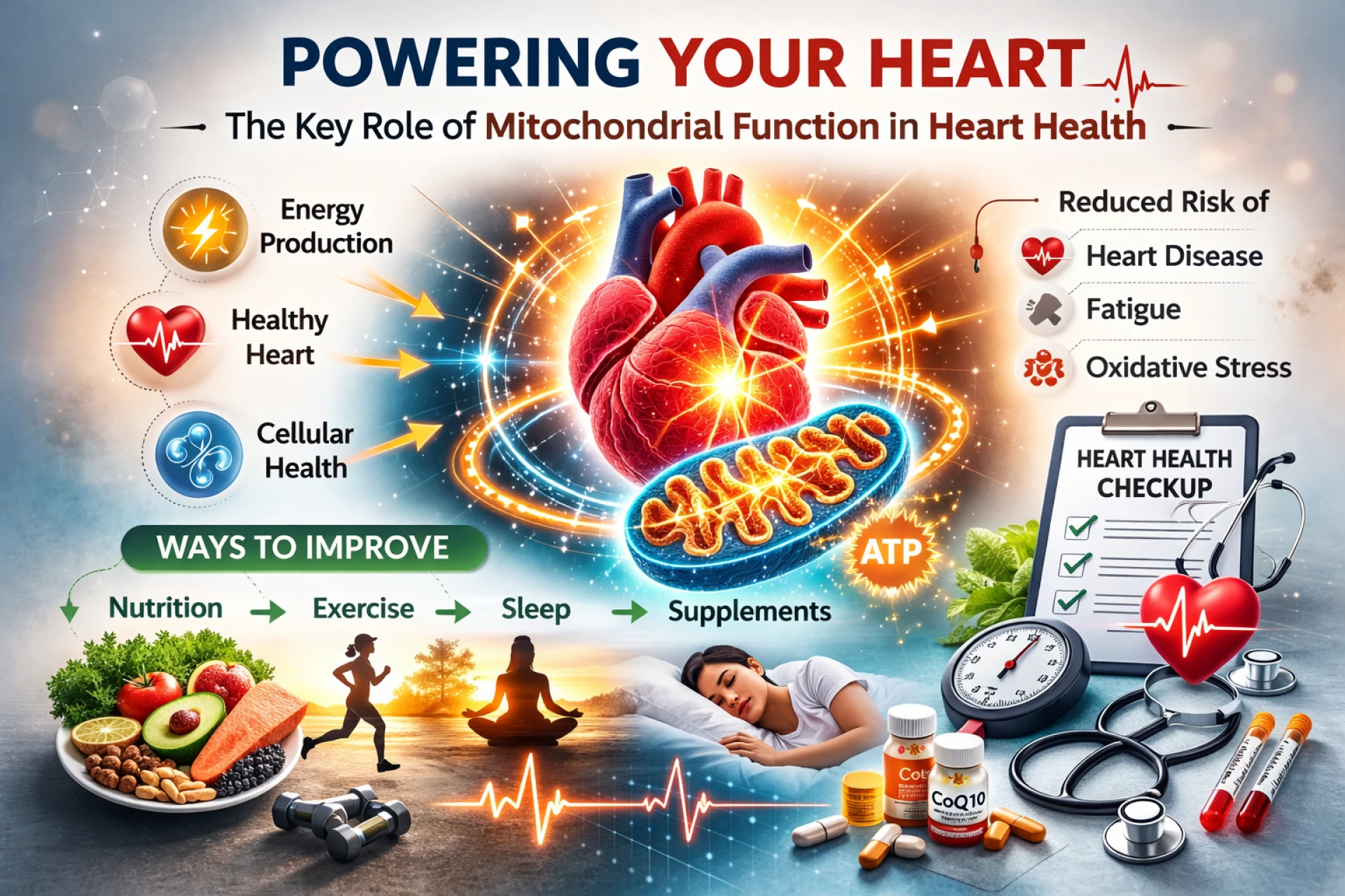 Unlocking Vital Health: The Connection Between Mitochondrial Function and Heart Health Checkup