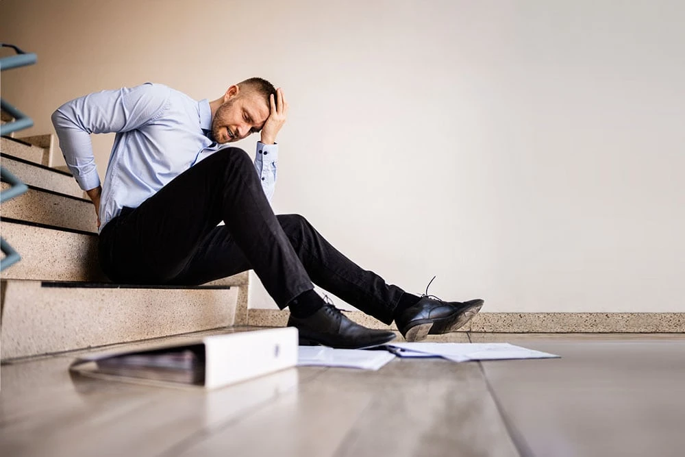 Slip And Fall At Work Injury- Prevention And Emergency Treatment Guide