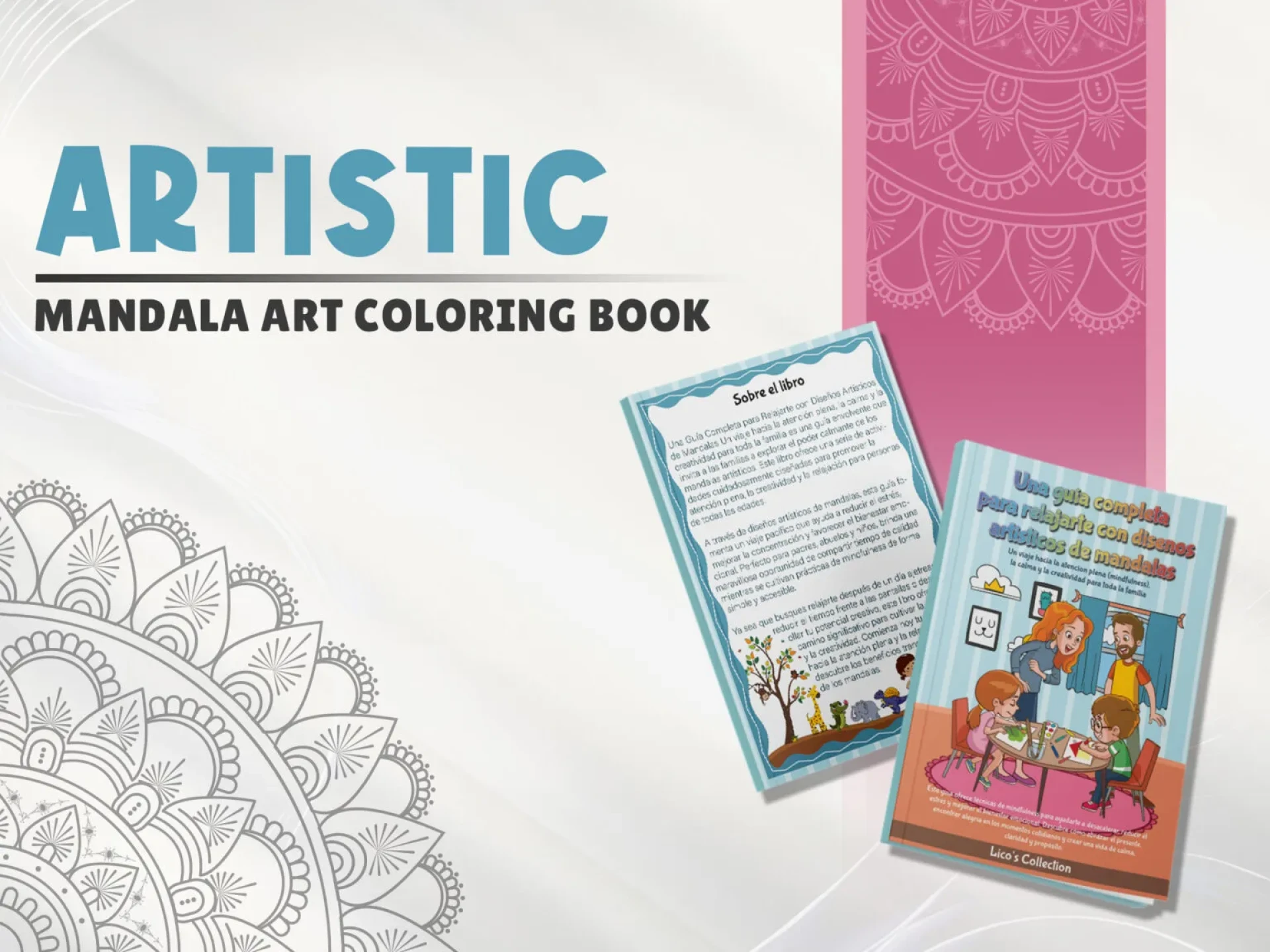 Artistic Mandala Art Coloring Book: Beautiful Hand-Crafted Pat-terns for Pure Creative Expression