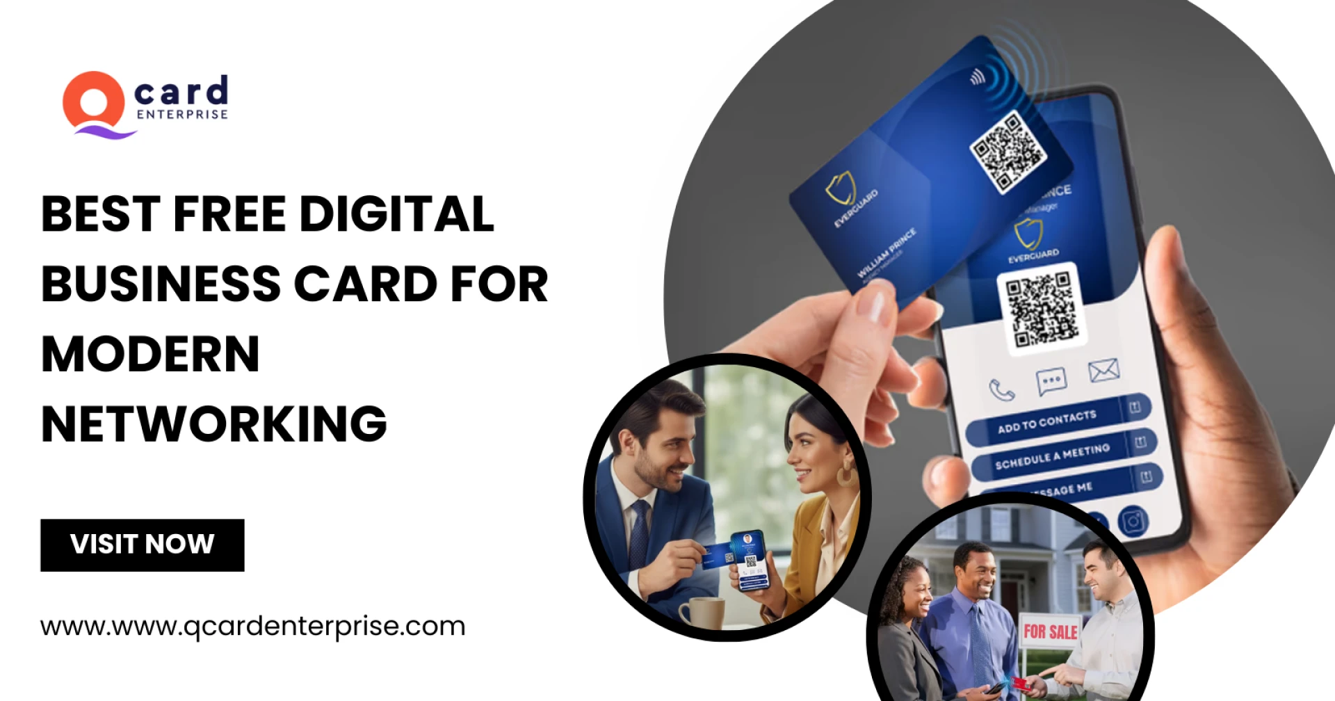 Best Free Digital Business Card for Real Estate Agents & Brokers