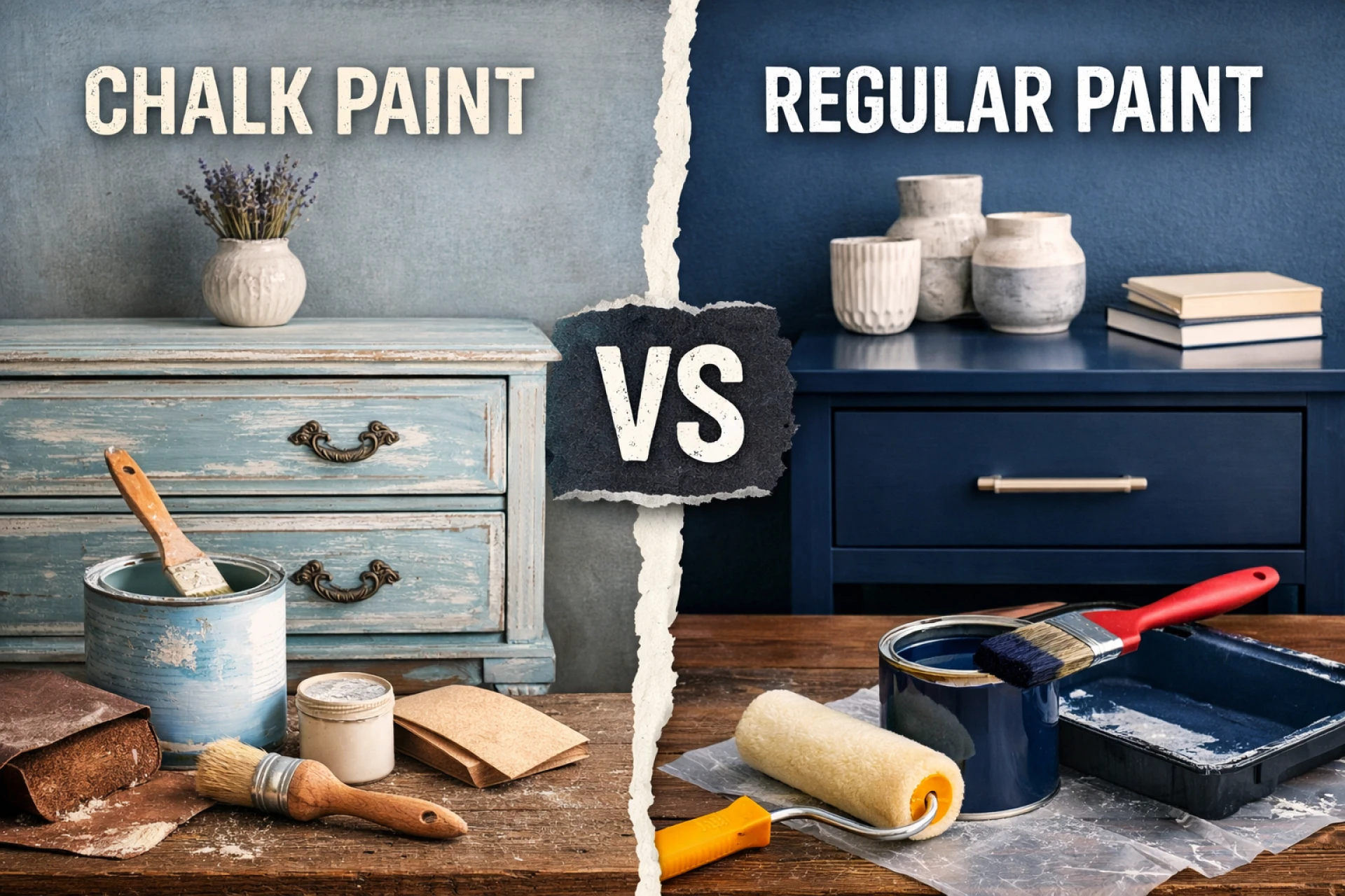 Chalk Paint vs Regular Paint: Which Is Better for Furniture?