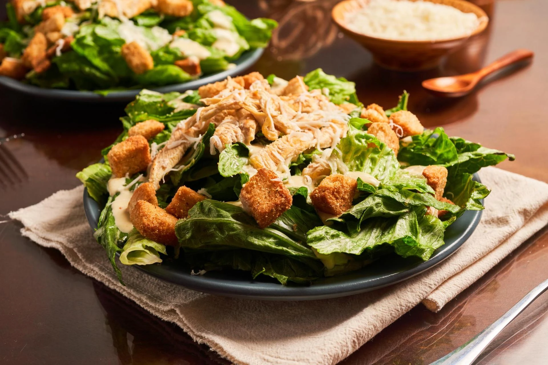 Classic Caesar Salad Recipe with Homemade Dressing