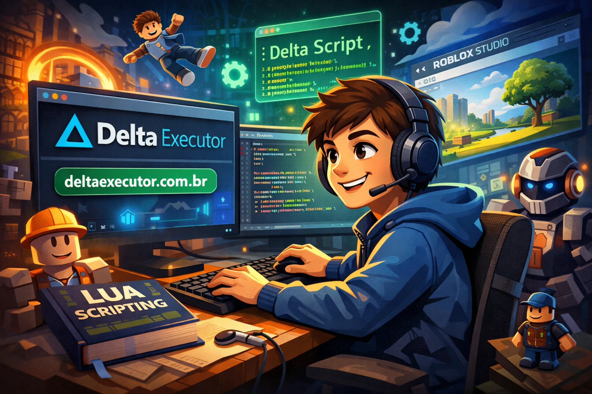 Minha Jornada no Universo do Roblox Como Descobri o Delta Executor e Comecei a Entender Scripts