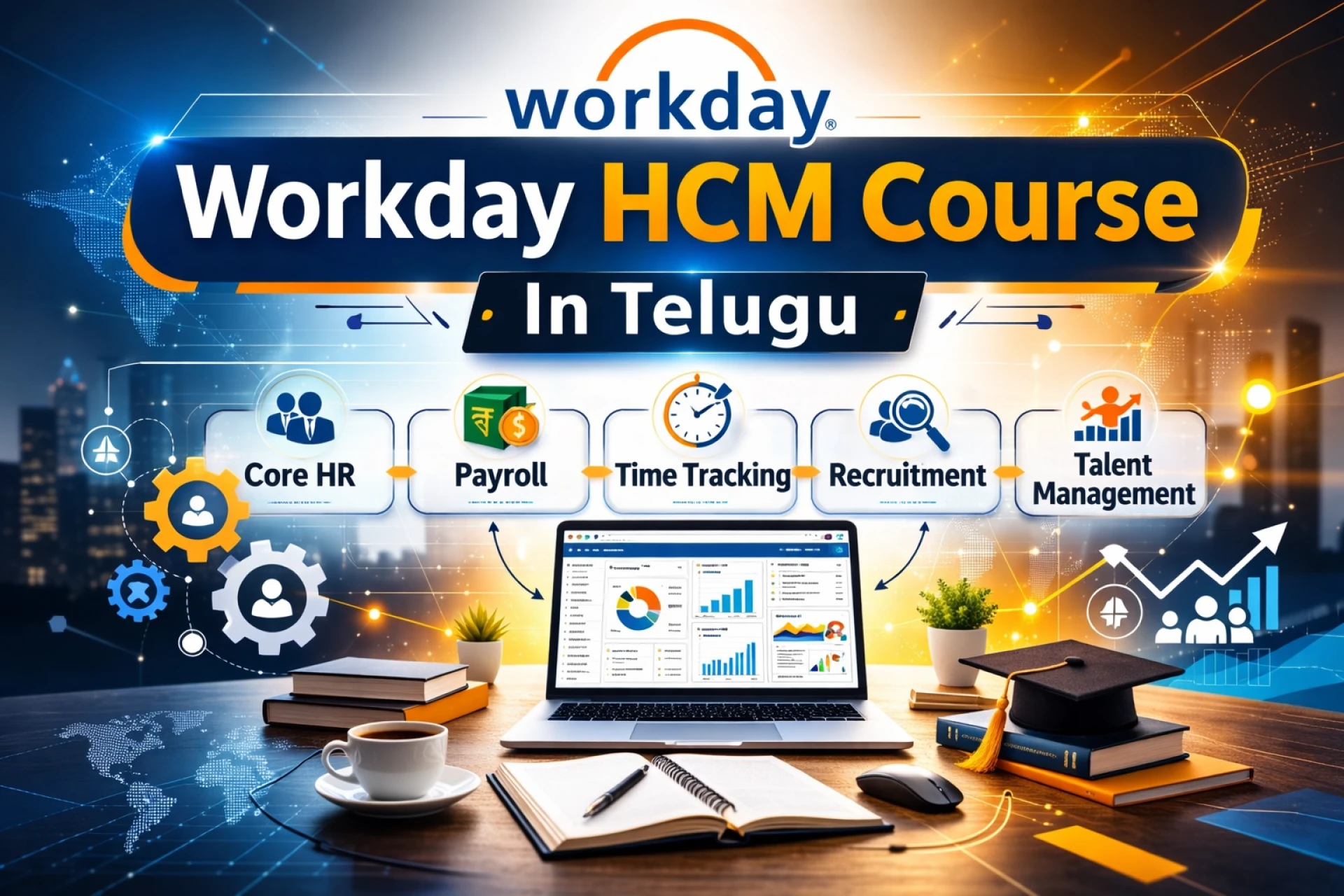 Security Constrained Delegation Roles Workday HCM Course in Telugu
