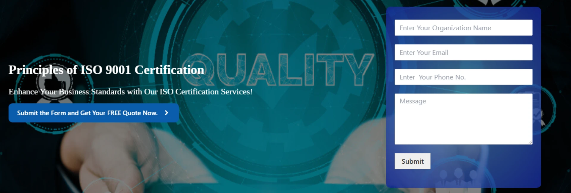 Principles of ISO 9001 Certification