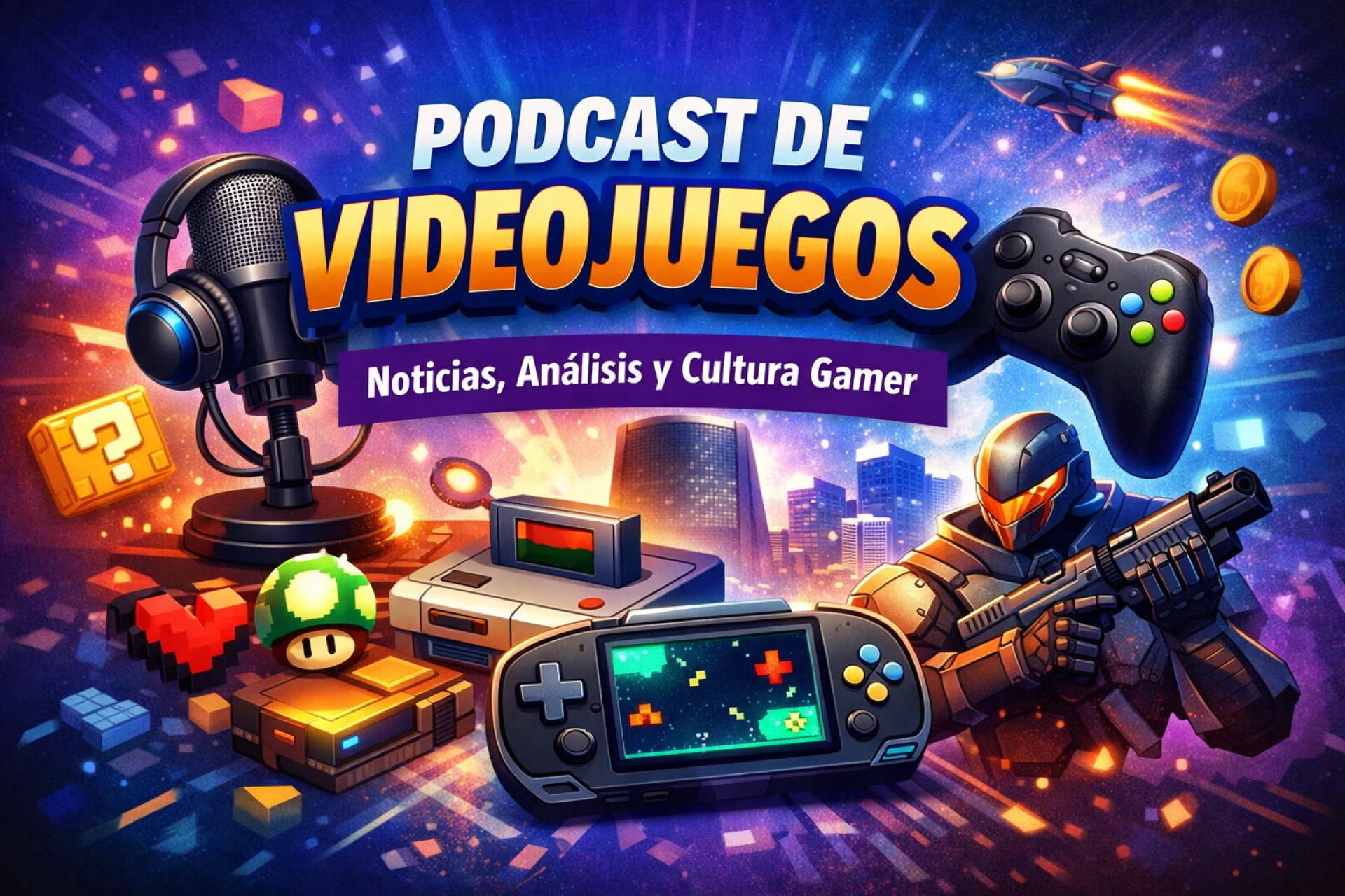 El Mundo de los Videojuegos: Noticias, Análisis y Cultura Gamer en un Podcast