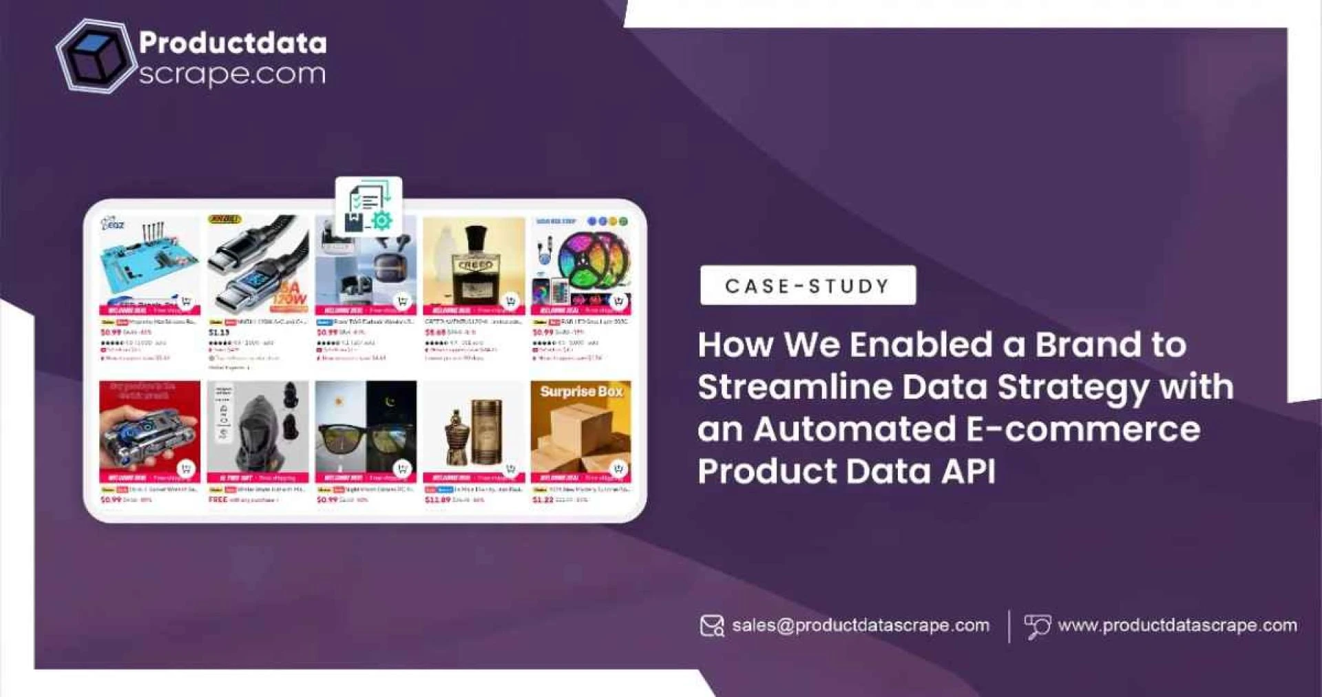 Automated E-commerce Product Data API