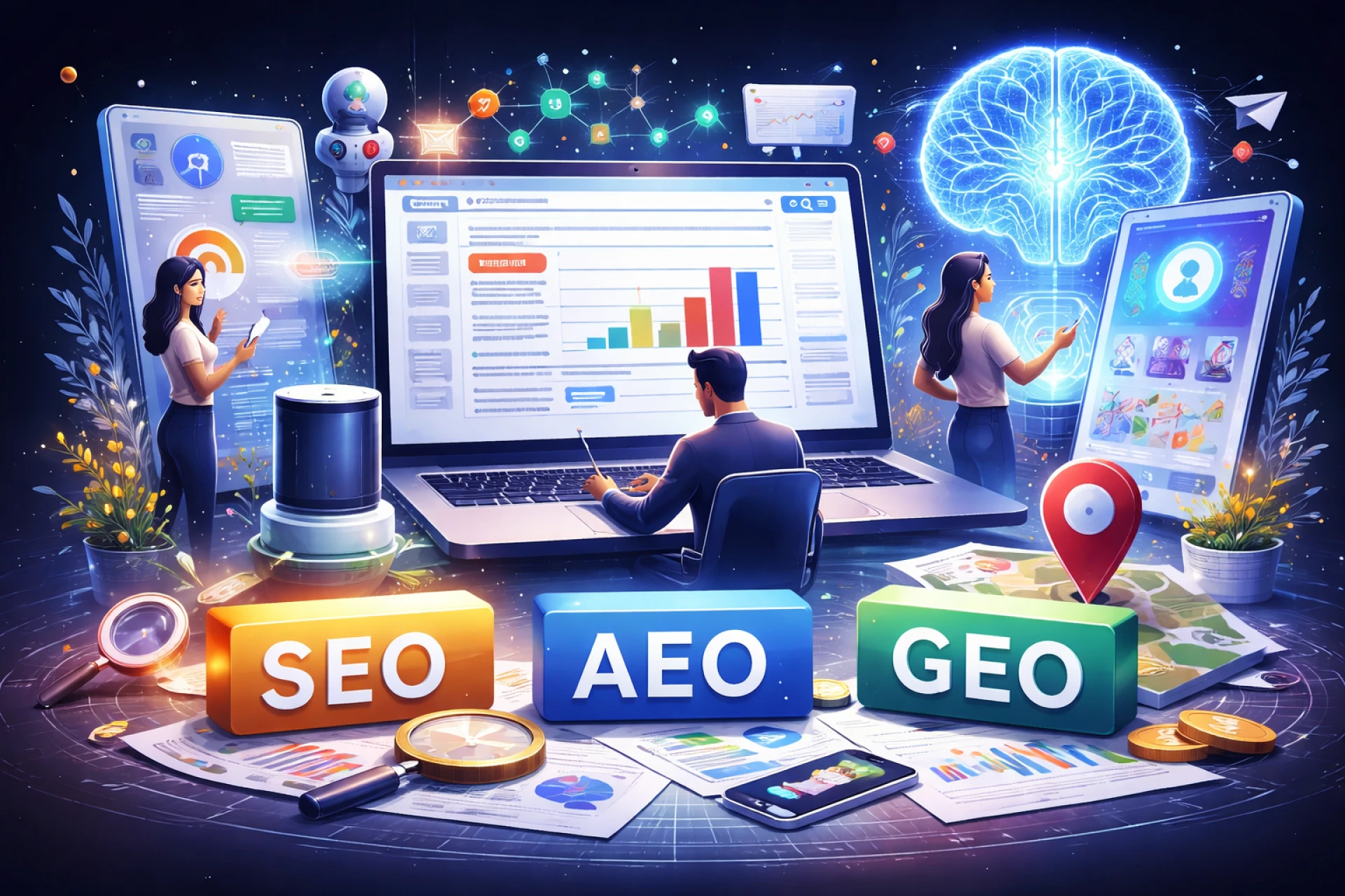 Search Is Changing: What Businesses Must Know About SEO, AEO, and GEO