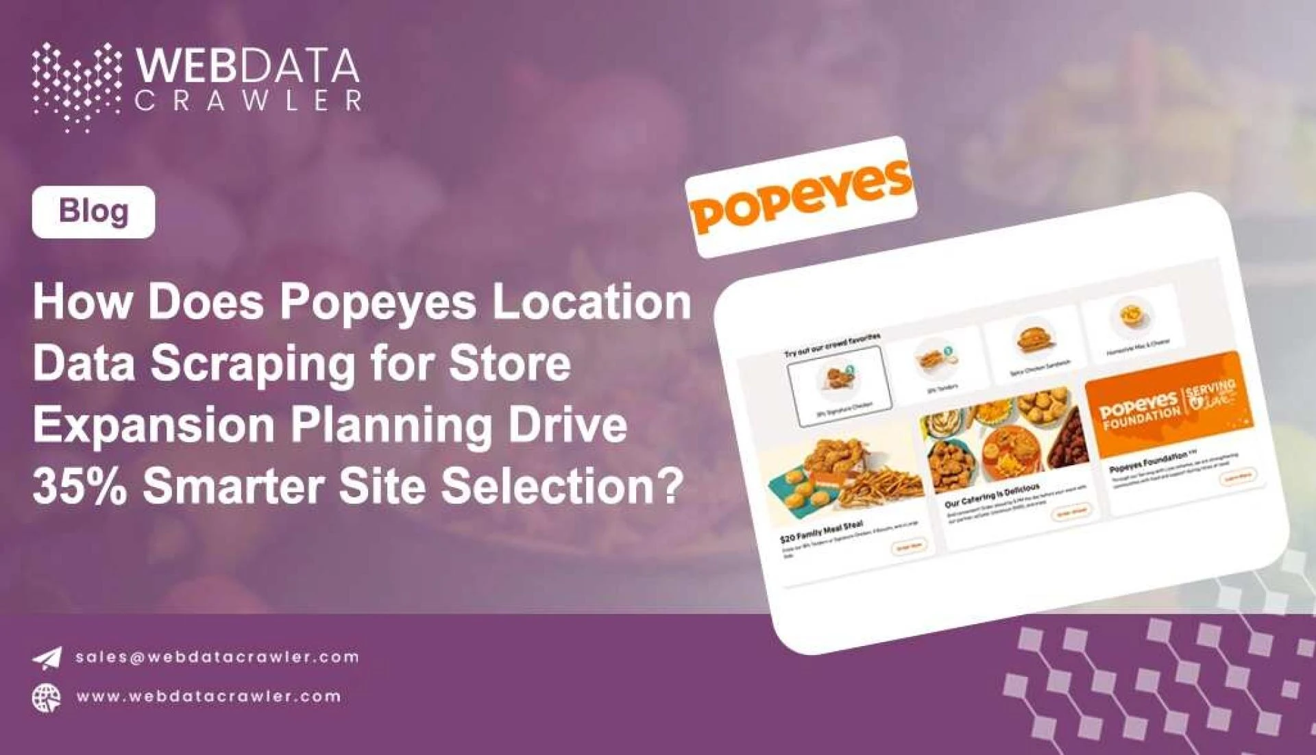 Popeyes Location Data Scraping for Store Expansion Planning