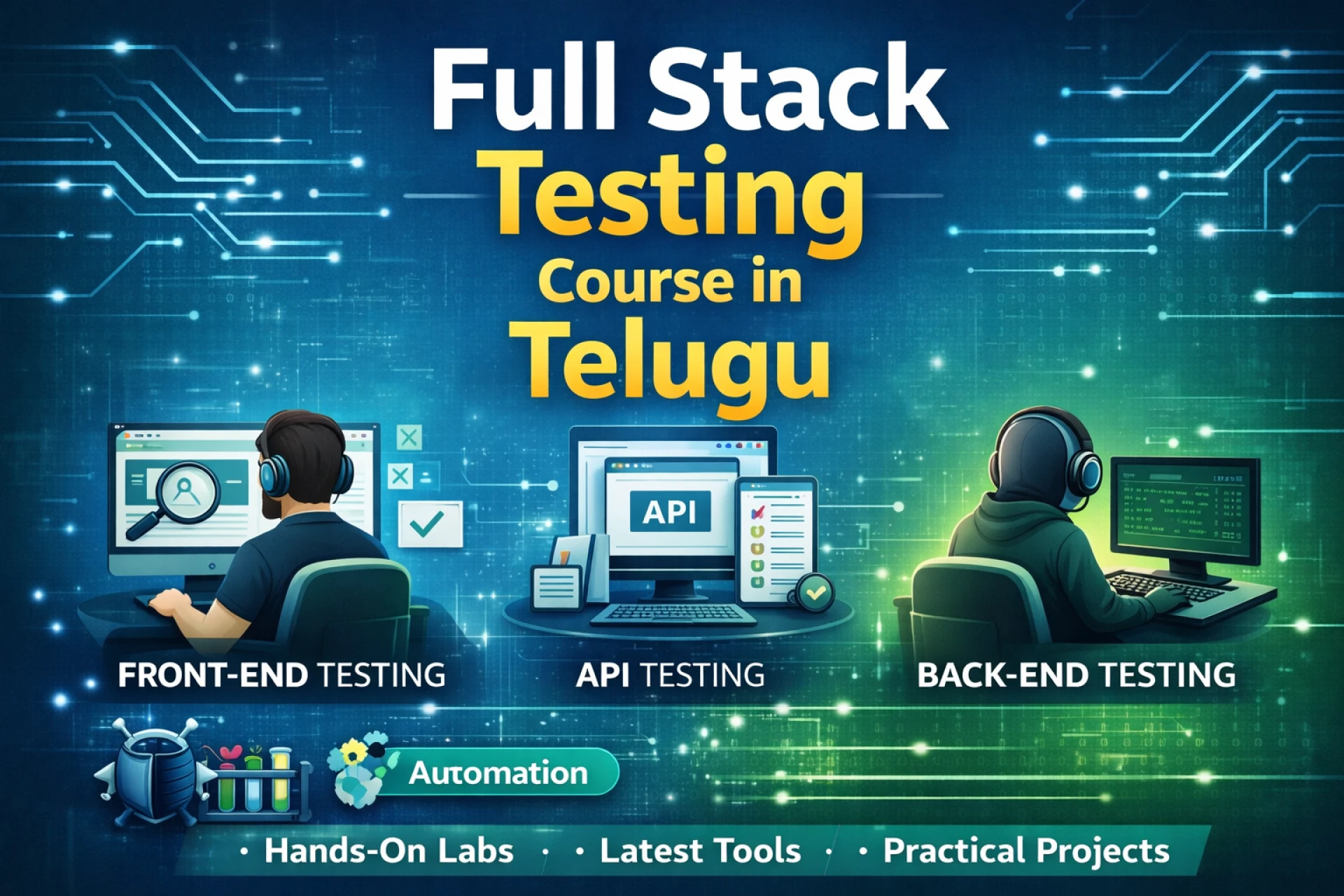 K6 JavaScript Load Full Stack Testing Course in Telugu