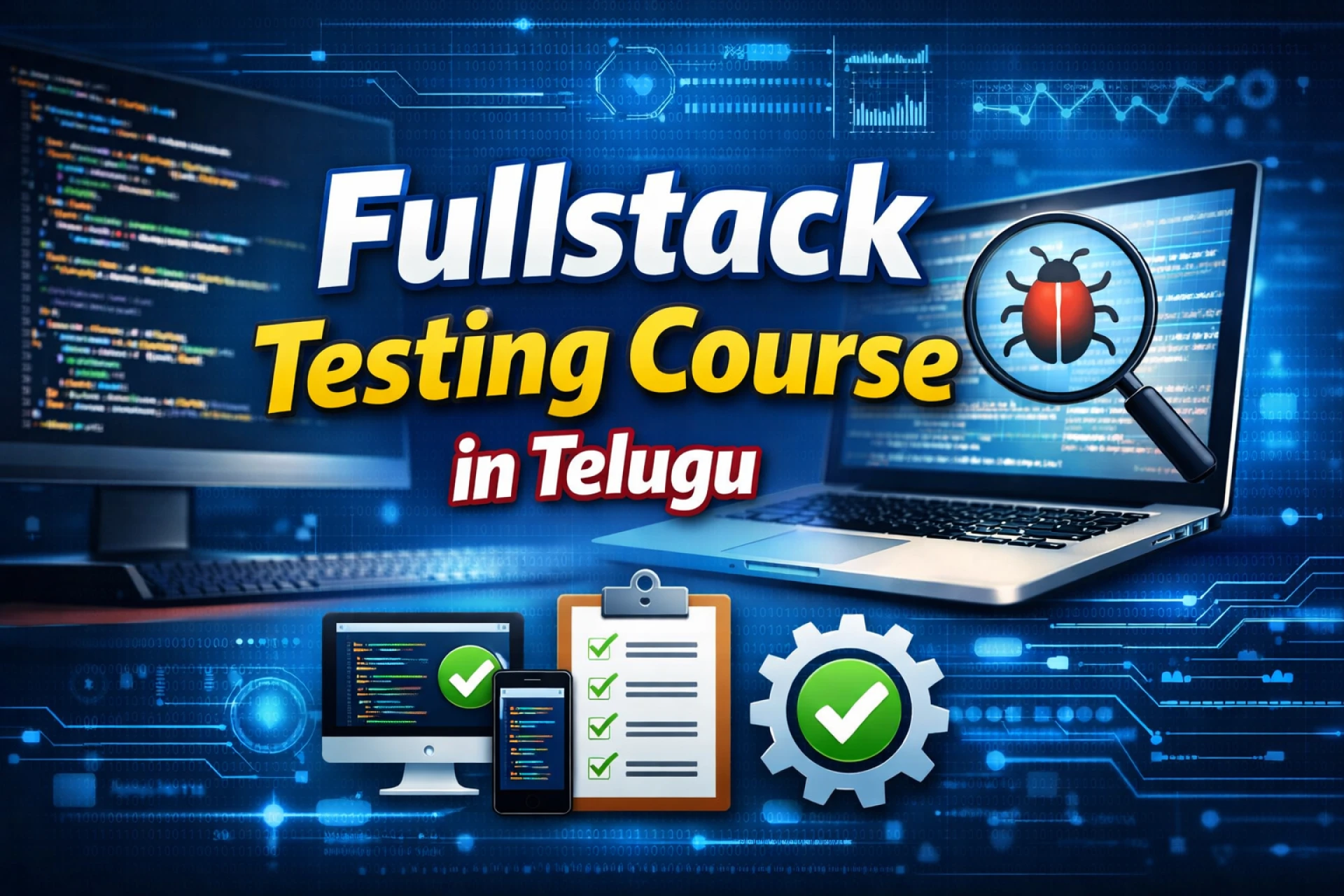 Full Stack Testing Course in Telugu – A Practical Guide for Beginners
