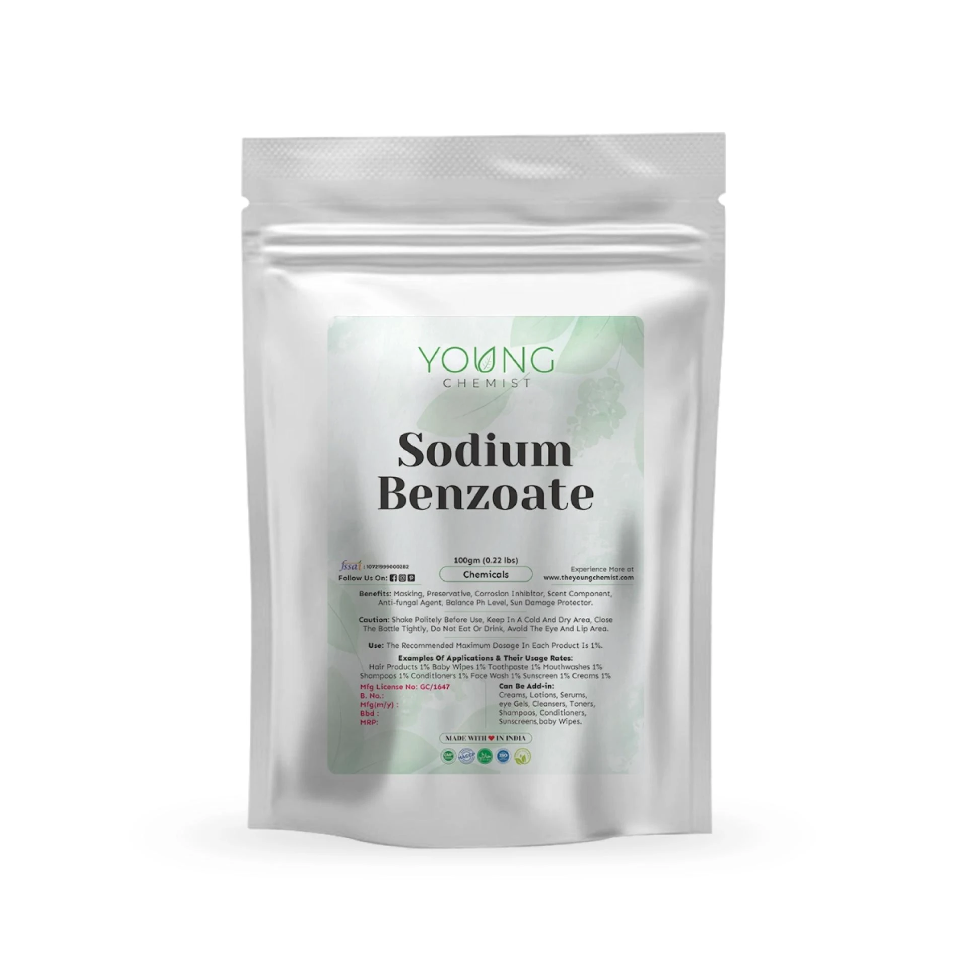 Sodium Benzoate Premium Preservative for Food & Beverage