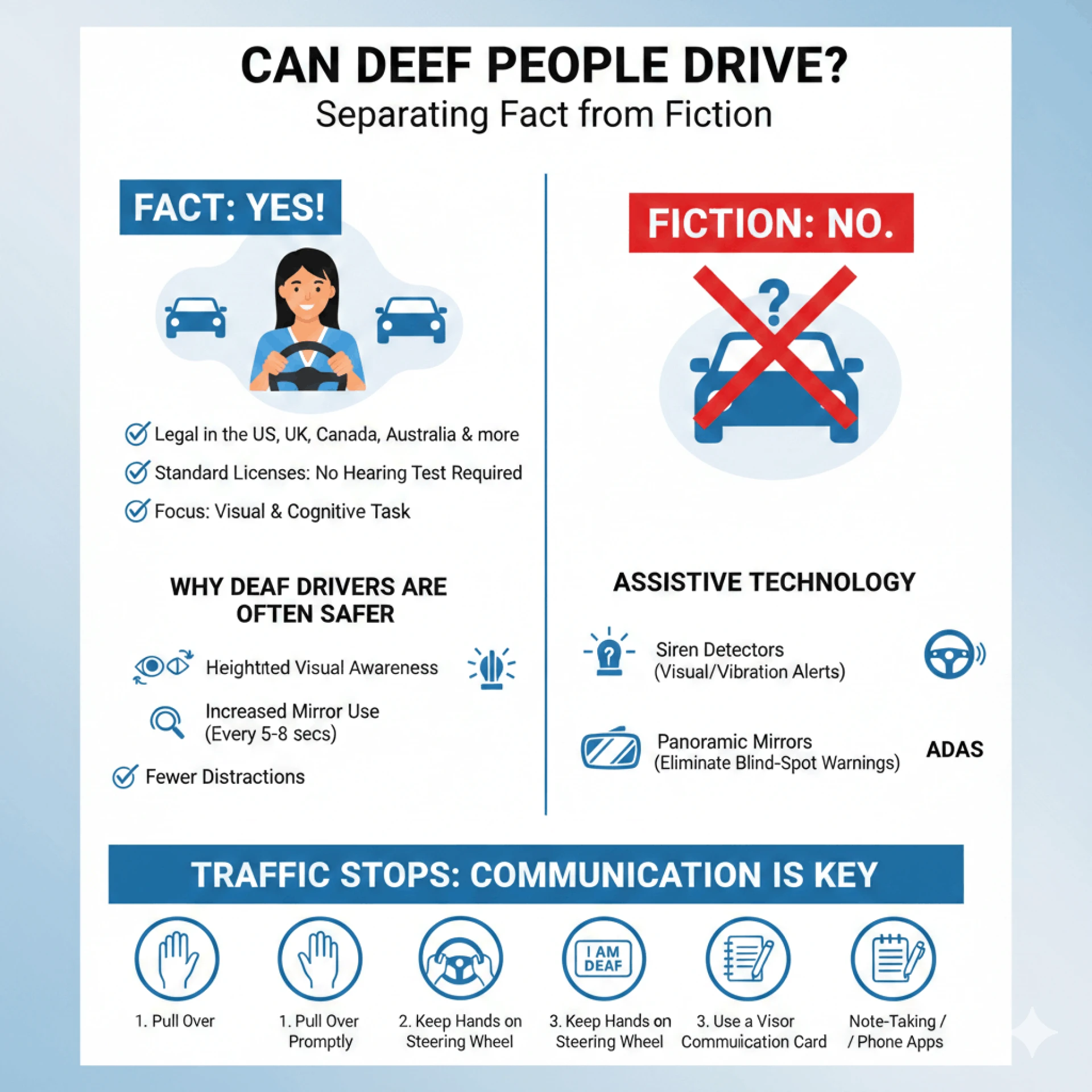 Can Deaf People Drive? Legal Rights, Myths, and Safety Tips